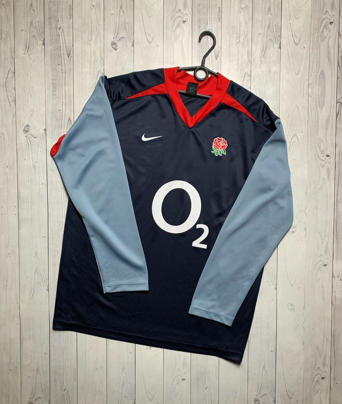 Nike × Vintage Vintage Nike Rugby England jersey size XXL logo Size US XXL / EU 58 / 5 - 1 Thumbnail