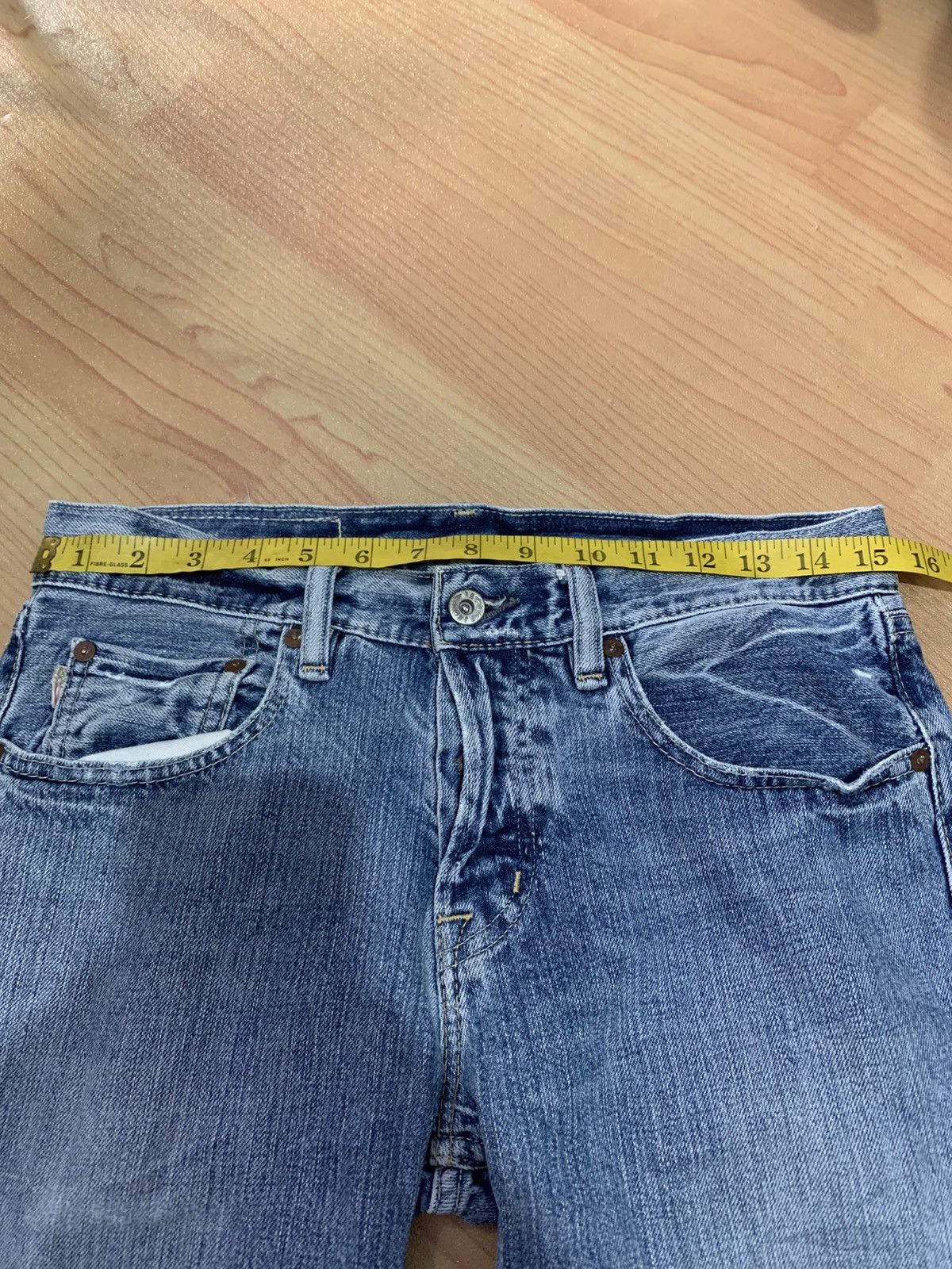 RRL Ralph Lauren × Ralph Lauren × Vintage Vintage RRL Japanese Denim Distressed Size US 30 / EU 46 - 12 Thumbnail