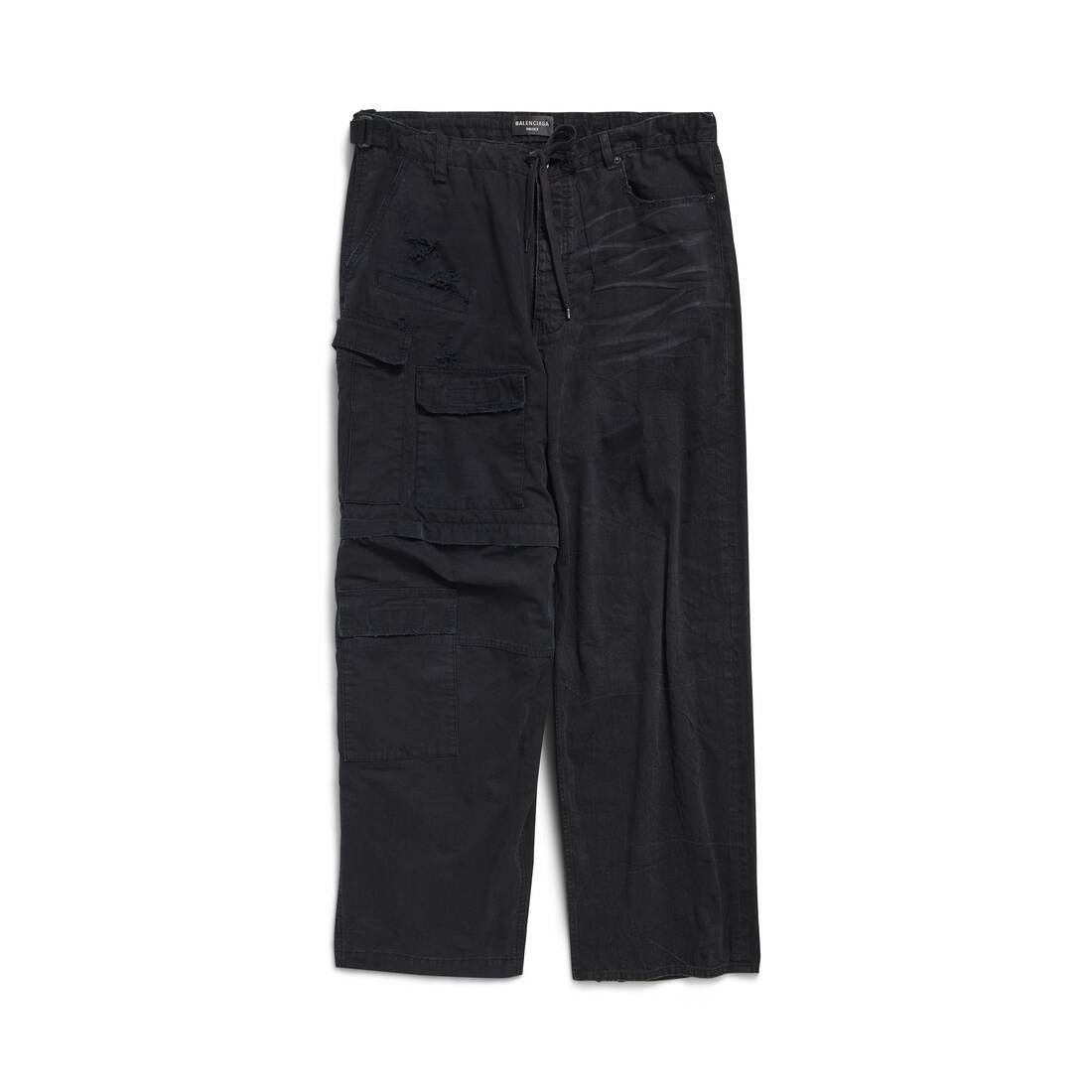 Balenciaga o1srvl11e0925 Hybrid Baggy Pants in Black Size US 34 / EU 50 - 1 Thumbnail
