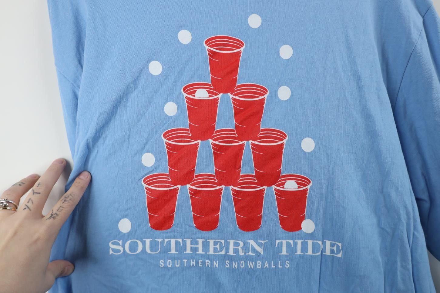 Southern Tide Southern Tide Beer Pong Pocket Long Sleeve T-Shirt Carolina Size US M / EU 48-50 / 2 - 11 Thumbnail