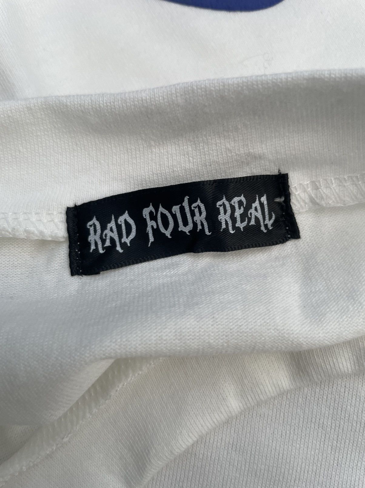 Japanese Brand Rad Four Real Tshirt Size US XXL / EU 58 / 5 - 8 Thumbnail