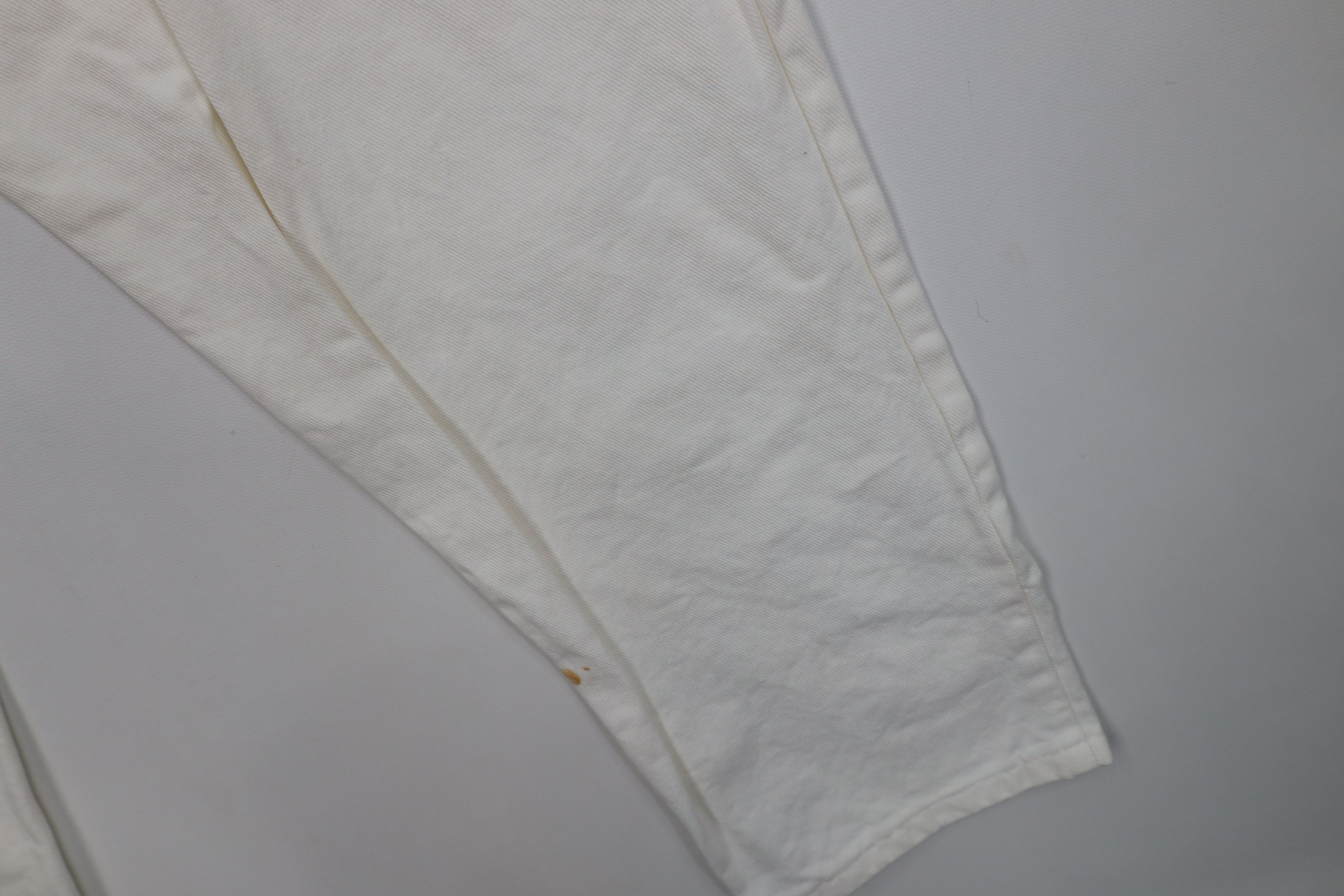 Vintage Vintage 80s 90s StreetwearTapered Leg Jeans White Cotton USA Size 40" / US 18 - 12 Thumbnail