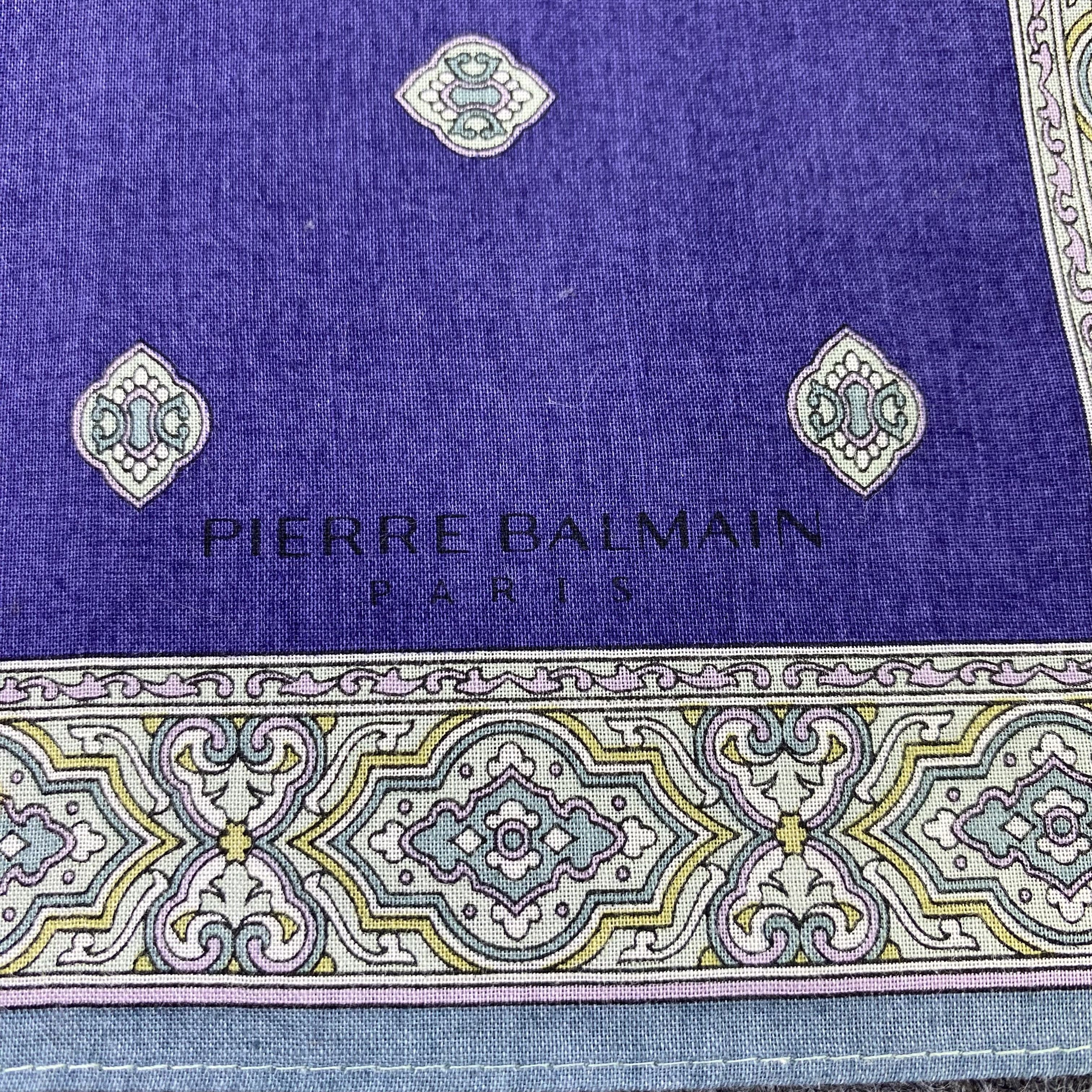 Pierre Balmain Pierre Balmain Handkerchief / Bandana / Neckerchief-B1085 Size ONE SIZE - 5 Thumbnail
