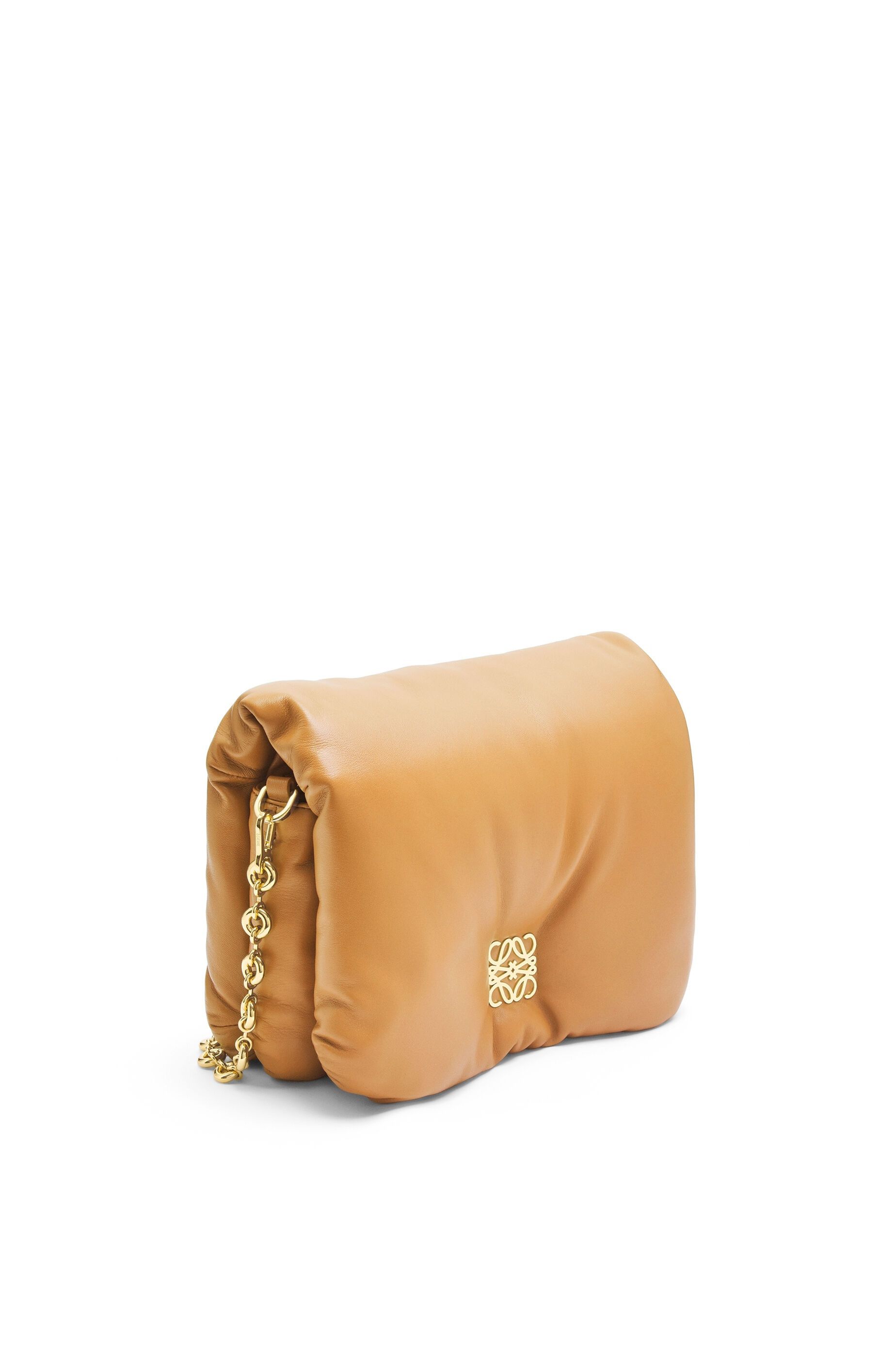Loewe o1in1g0426 Size: OS/ Goya Puffer Bag in Camel Size ONE SIZE - 3 Thumbnail