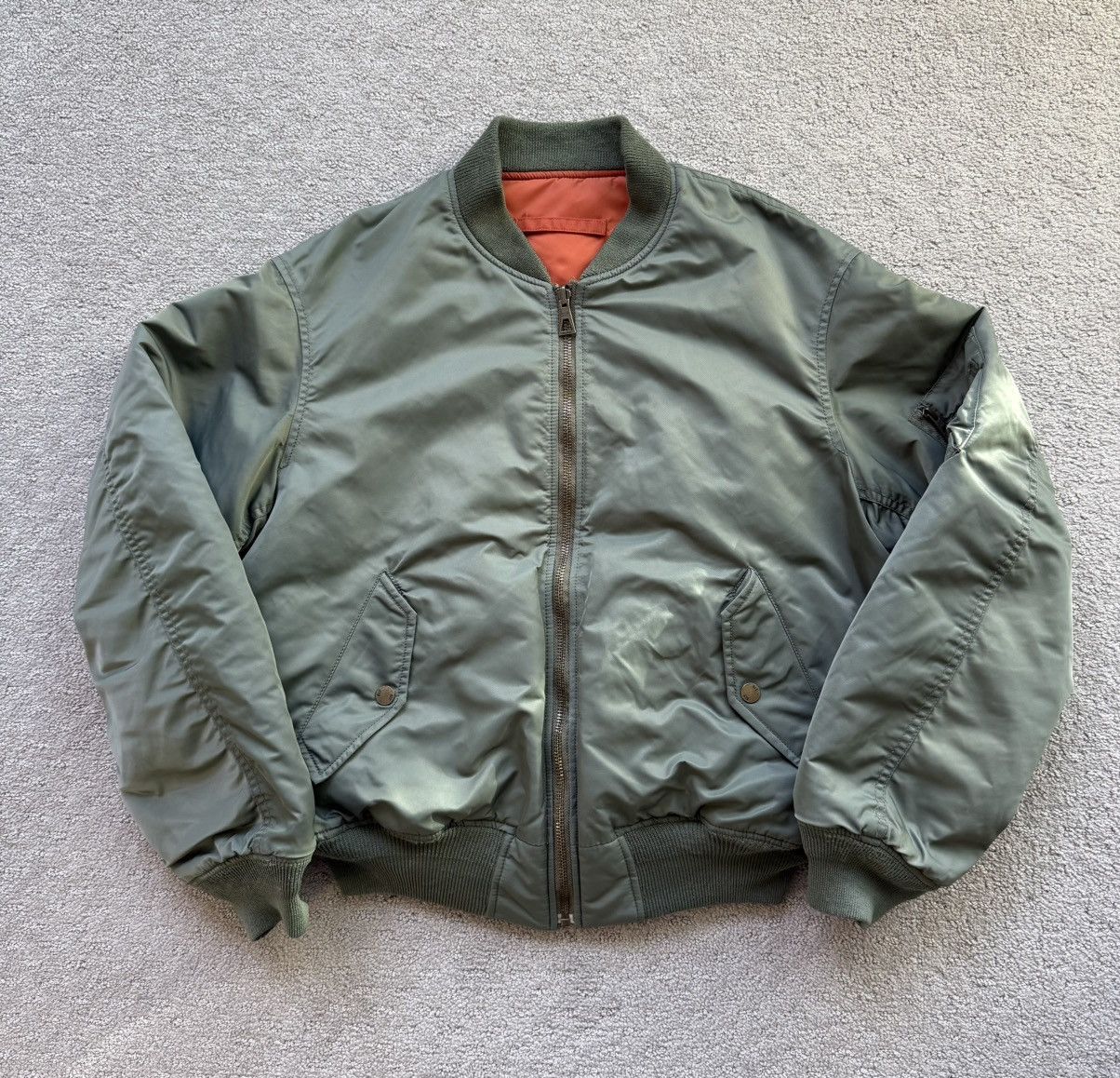 Japanese Brand Thermore MA-1 Bomber Size US L / EU 52-54 / 3 - 1 Thumbnail