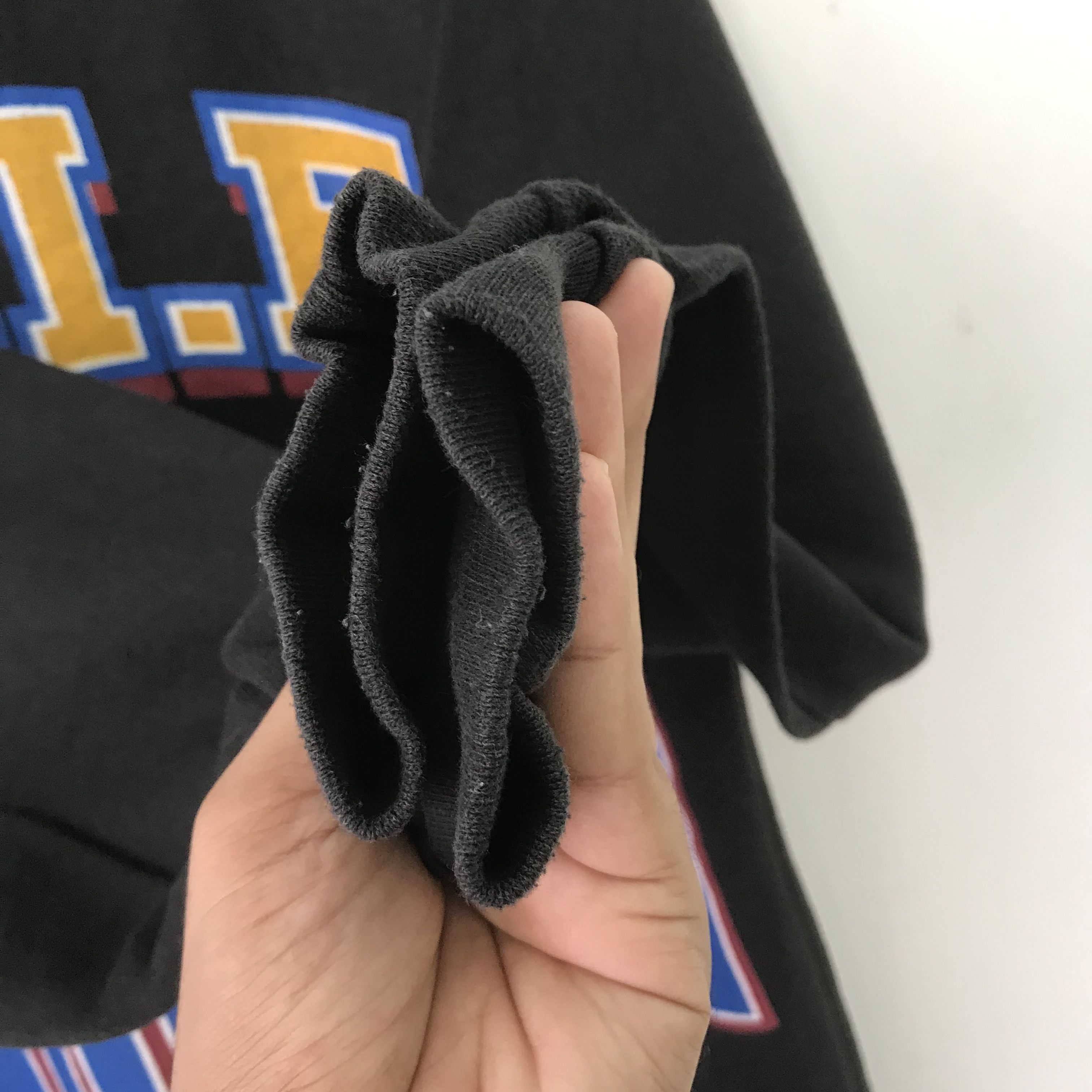 Vintage Vintage 90's Quotes Black Sweatshirt Small - 439 Size US S / EU 44-46 / 1 - 6 Thumbnail