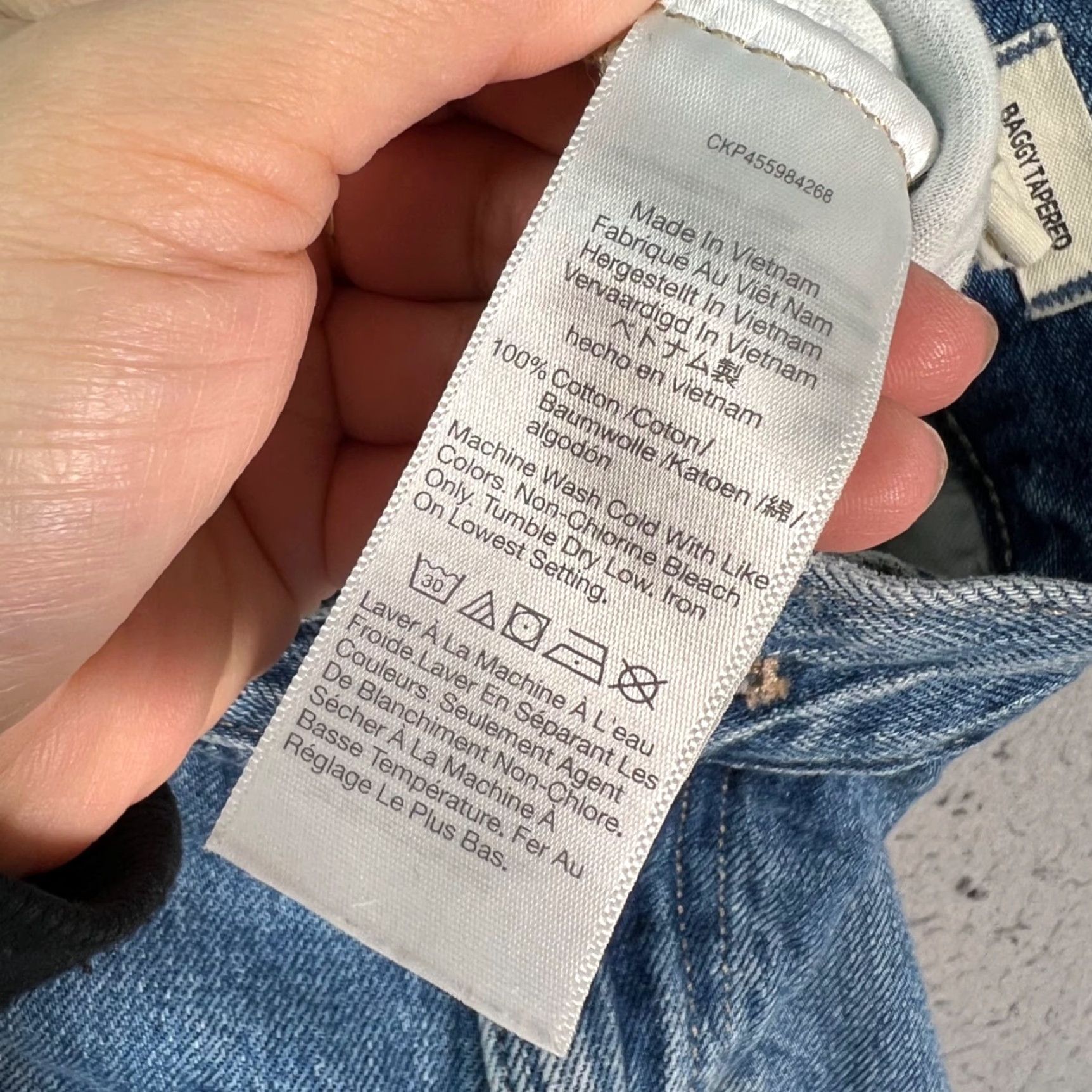Madewell Madewell Jeans Baggy Tapered Denim Cargo 90s Vintage Men's Womens 30 Blue Size 30" / US 8 / IT 44 - 5 Thumbnail