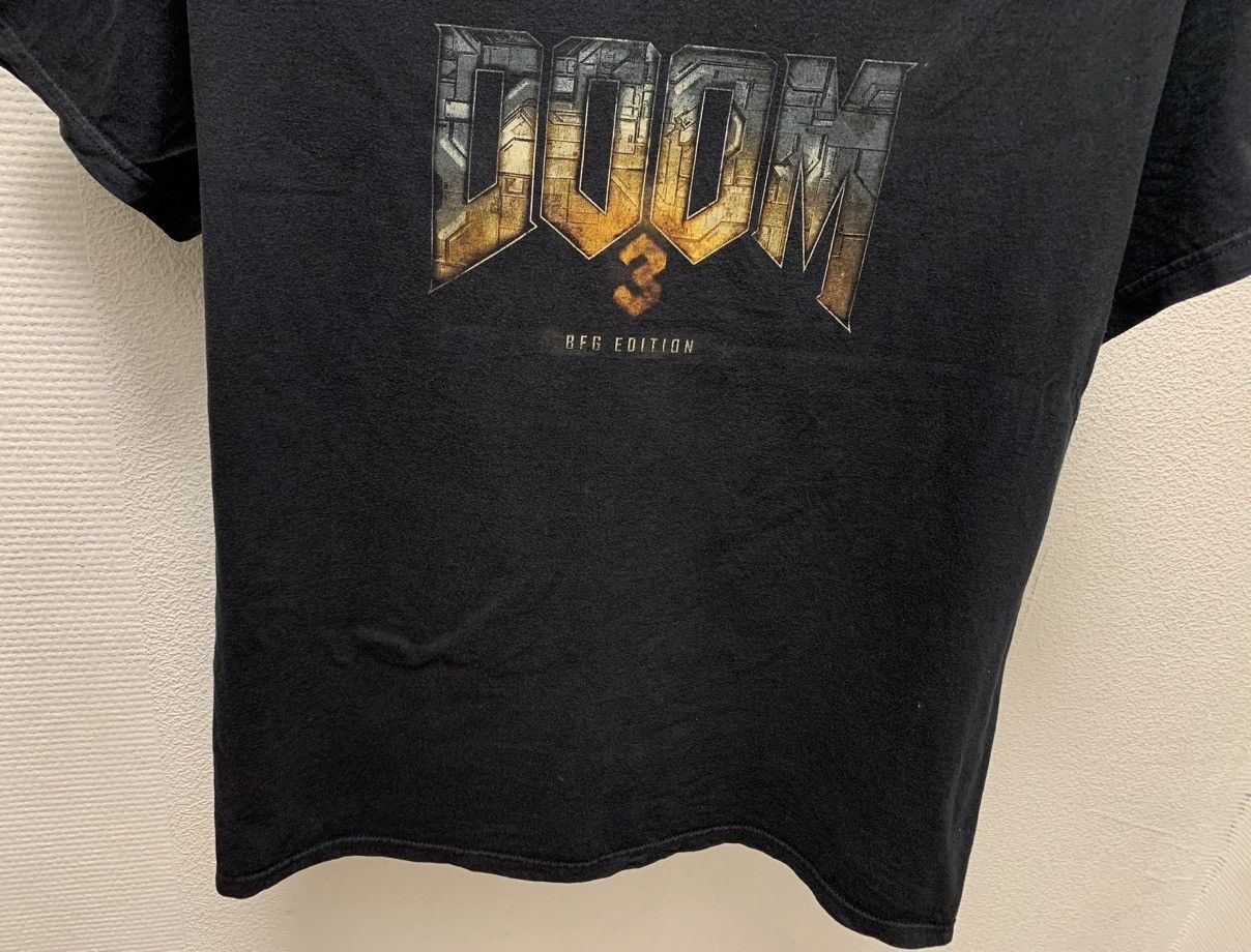 The Game Doom 3 BFG edition vintage PlayStation black t-shirt L Size US L / EU 52-54 / 3 - 5 Thumbnail