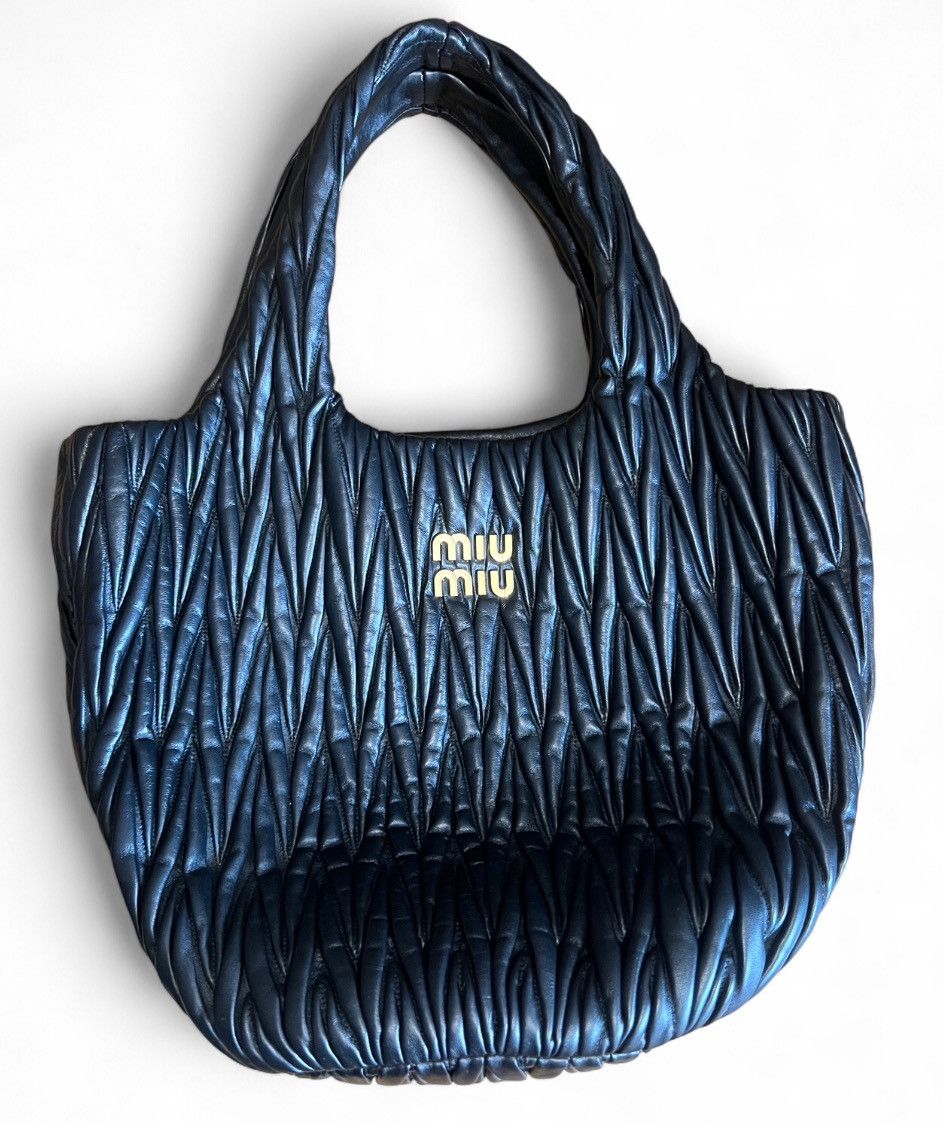Miu Miu Miu Miu Matelassé Nappa Leather Tote Bag Size ONE SIZE - 1 Thumbnail