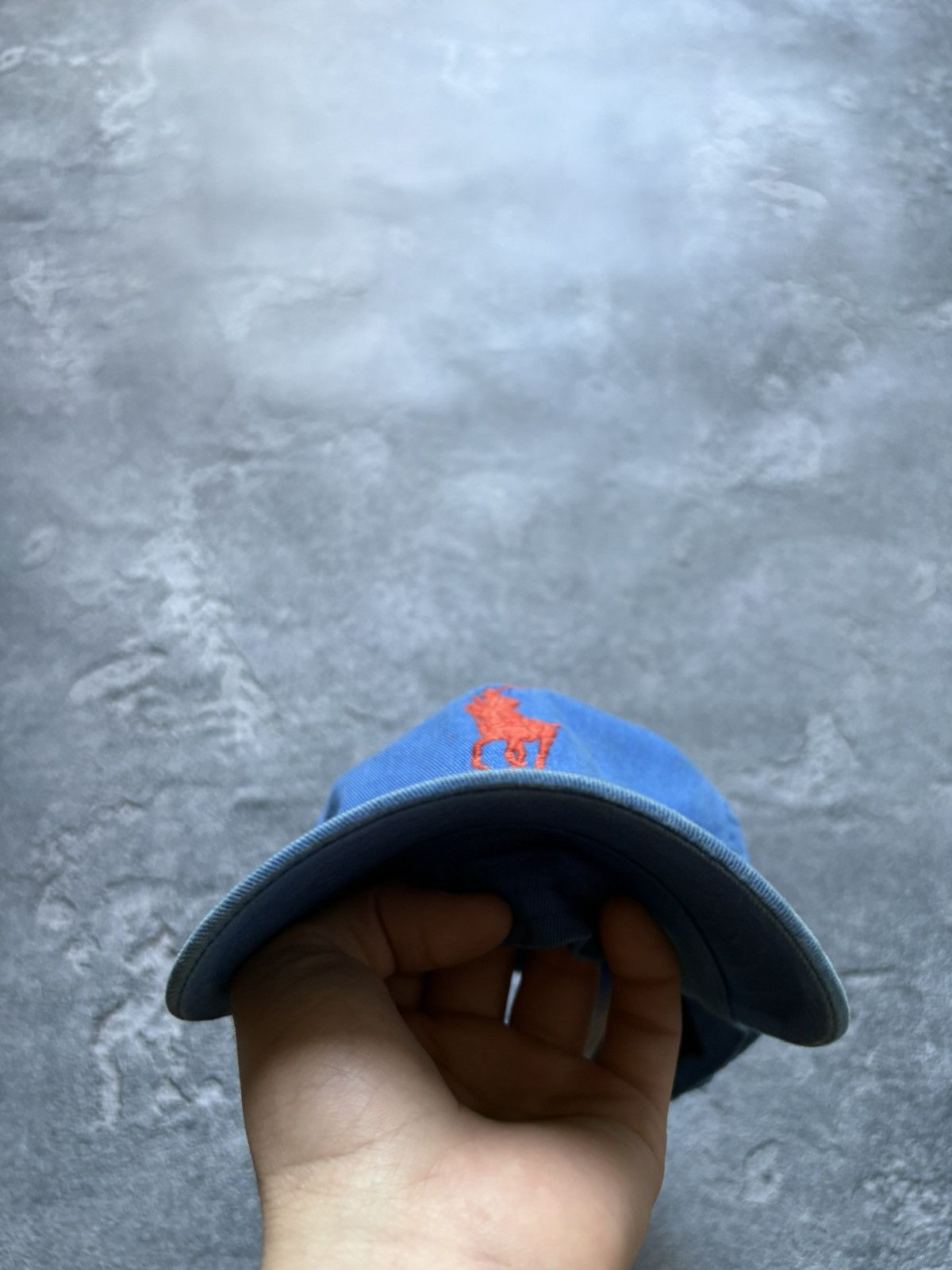 Polo Ralph Lauren Polo Ralph Lauren Big Pony #3 Blue/Orange Y2K Streetwear Cap Size ONE SIZE - 7 Thumbnail