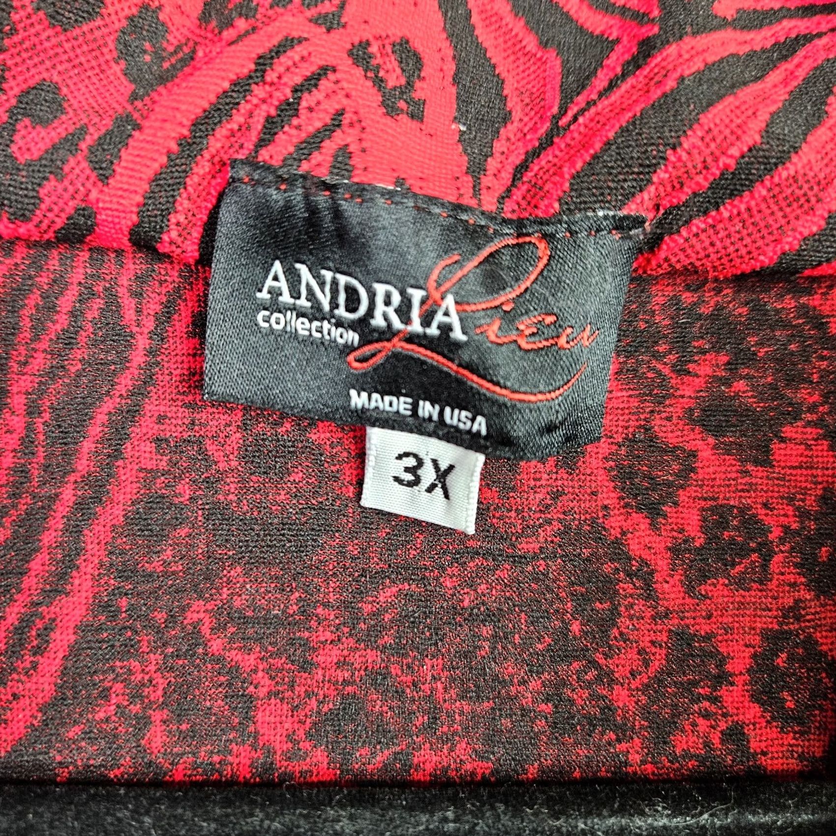 Vintage Vintage Jacket Andria Lieu Collection Animal Print Blazer Plus Sz 3X USA NWT Womens Size XXL / US 16-18 / IT 52-54 - 3 Thumbnail