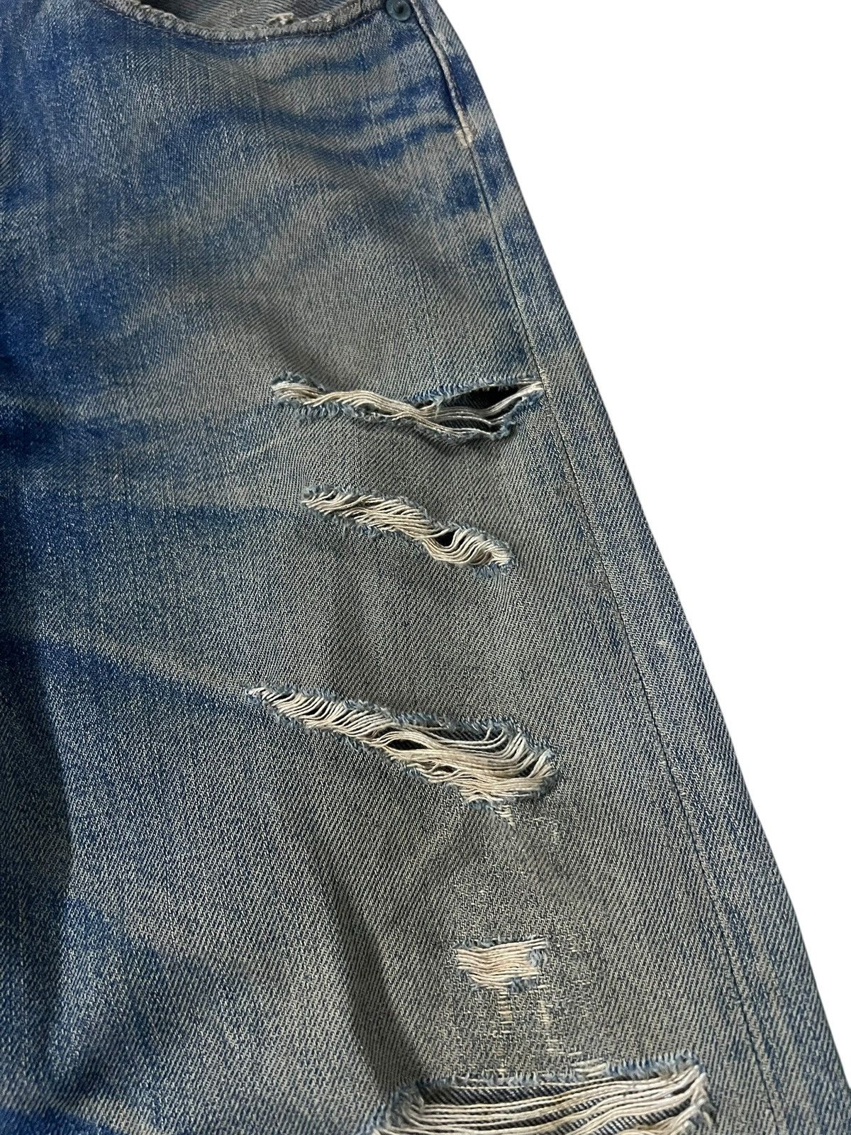 Levi's 60’s Levi’s 501 Redline #2 Selvedge Distressed Rusty Jean Size US 29 - 13 Thumbnail