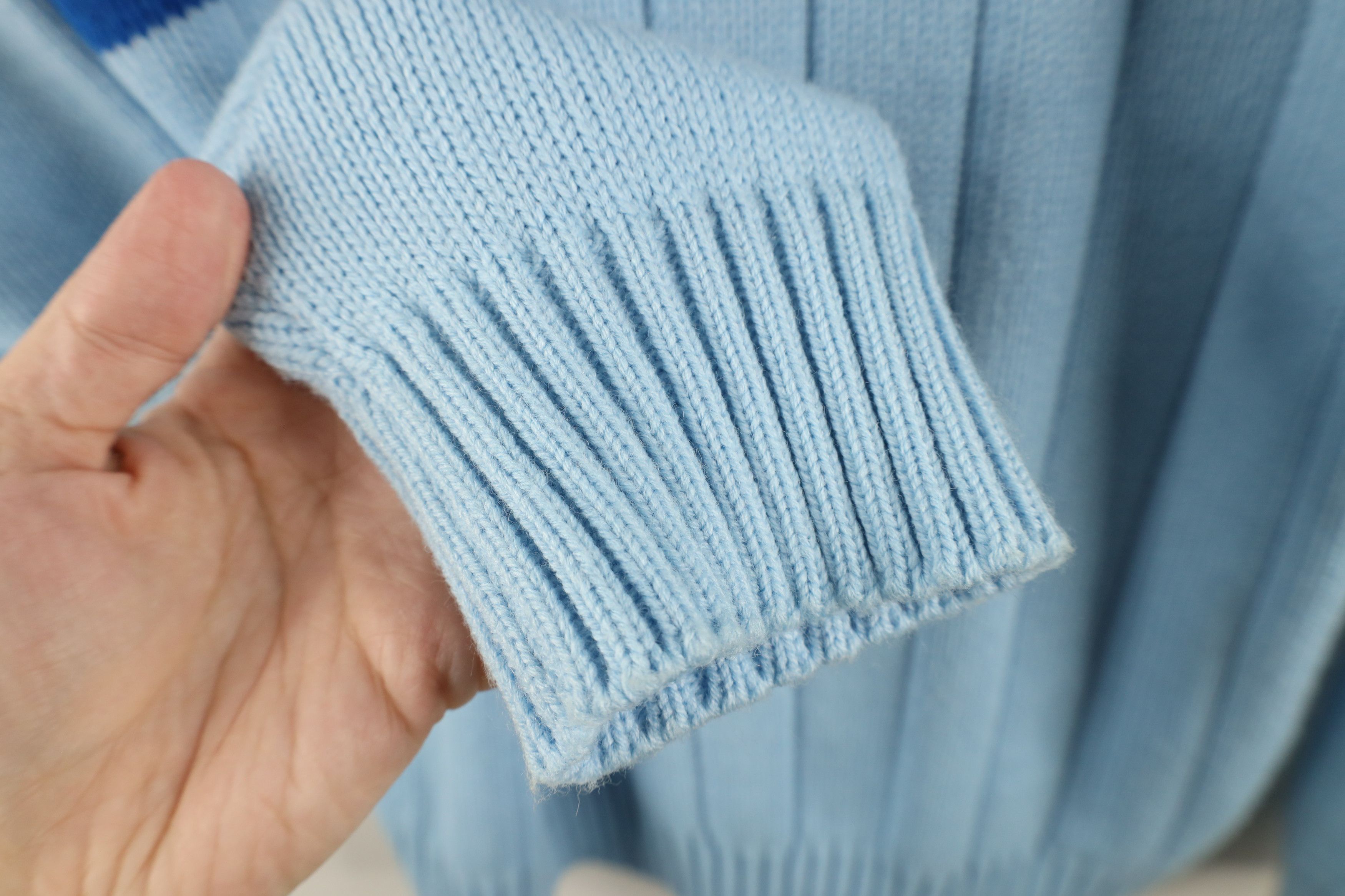 Southpole × Vintage Vintage 90s Southpole Striped Knit Half Zip Pullover Sweater Size US M / EU 48-50 / 2 - 7 Thumbnail