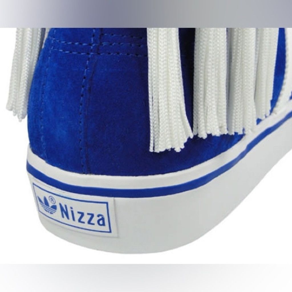 Adidas adidas Nizza Hi “Tassels” by Jeremy Scott Blue Suede US 9.5 Size US 9.5 / EU 42-43 - 2 Thumbnail