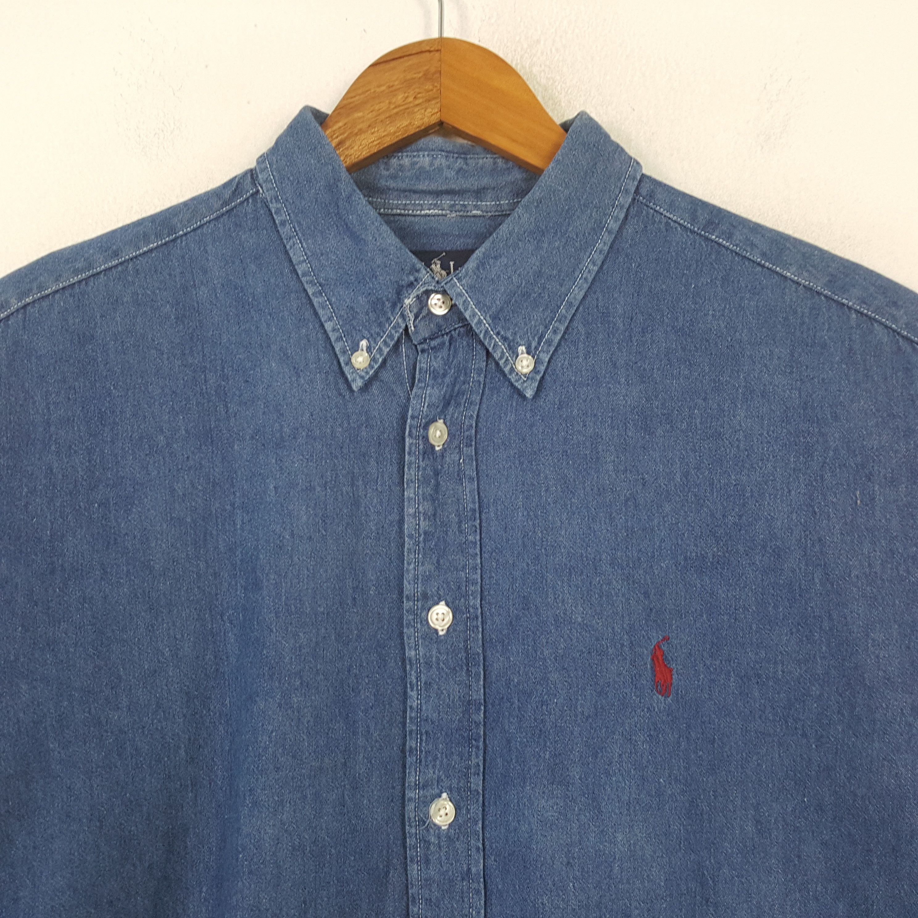 Polo Ralph Lauren × Vintage Vintage POLO by RALPH LAUREN Fashion Brand Polos C294N27 Size US XL / EU 56 / 4 - 2 Thumbnail