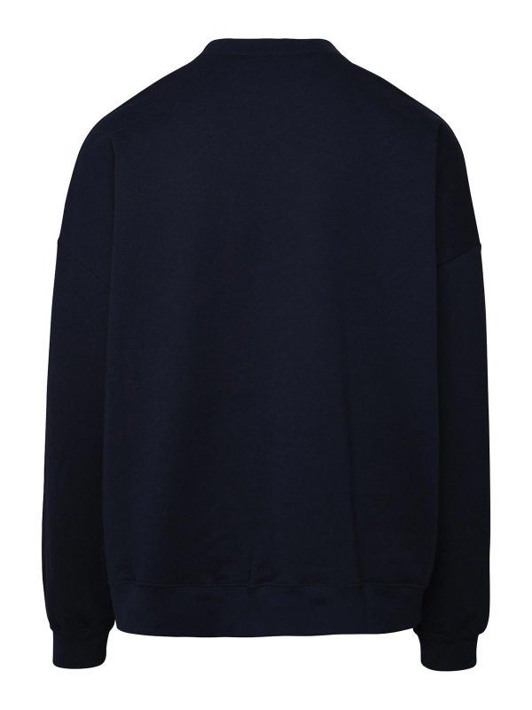 Palm Angels o1y0325 Logo Crewneck Sweatshirt in Midnight Blue Size US S / EU 44-46 / 1 - 3 Thumbnail