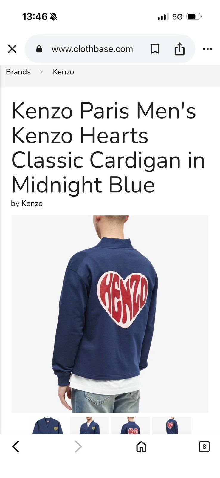 Kenzo KENZO cardigan sz s FITS AS SHOWN IN PHOTOS BY TAPE MEASURE Size US S / EU 44-46 / 1 - 18 Thumbnail