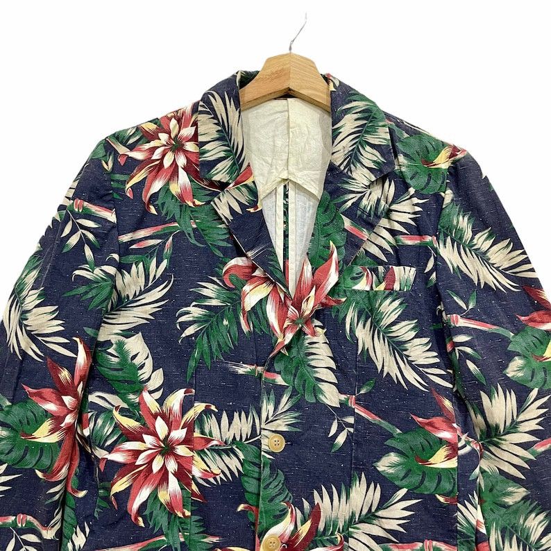 Craftsman × Union LA × Vintage Vintage Unfit Union Craft Floral Motive Jacket Size US S / EU 44-46 / 1 - 5 Thumbnail