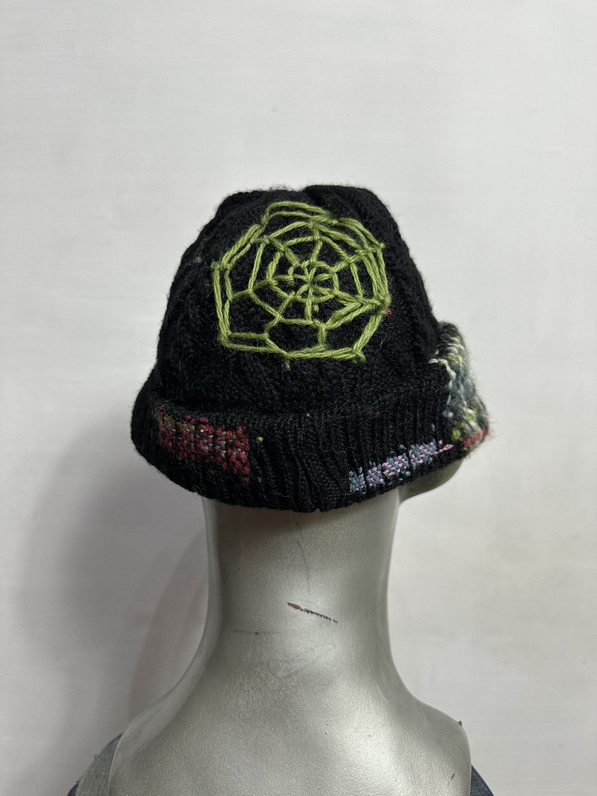 Handmade Custom Made Nice Design Art Knitted Eye Beanie Hats Size ONE SIZE - 7 Thumbnail
