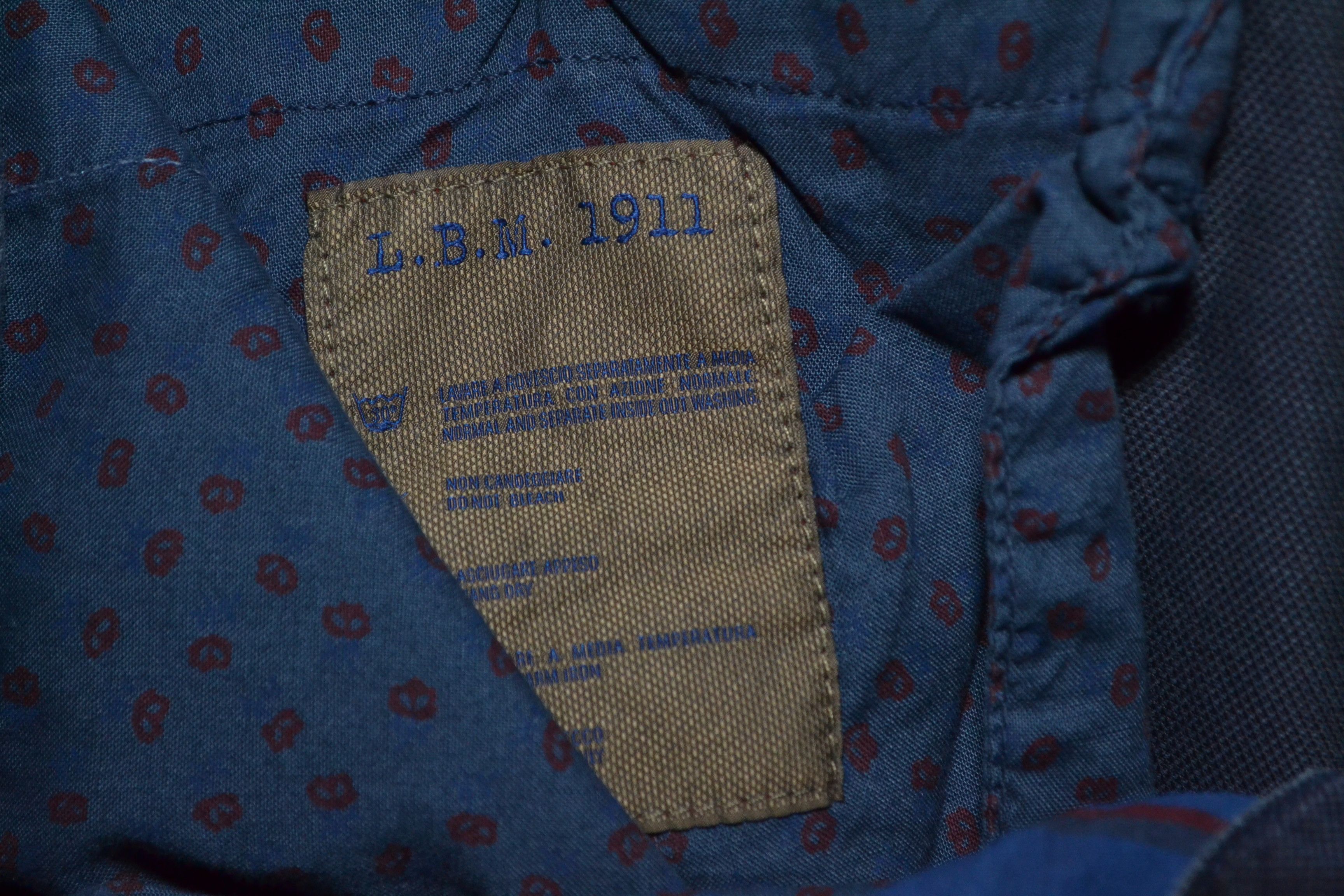 L.B.M. 1911 LBM 1911 Trousers 52 Navy fancy weave Flat front Size US 36 / EU 52 - 10 Thumbnail