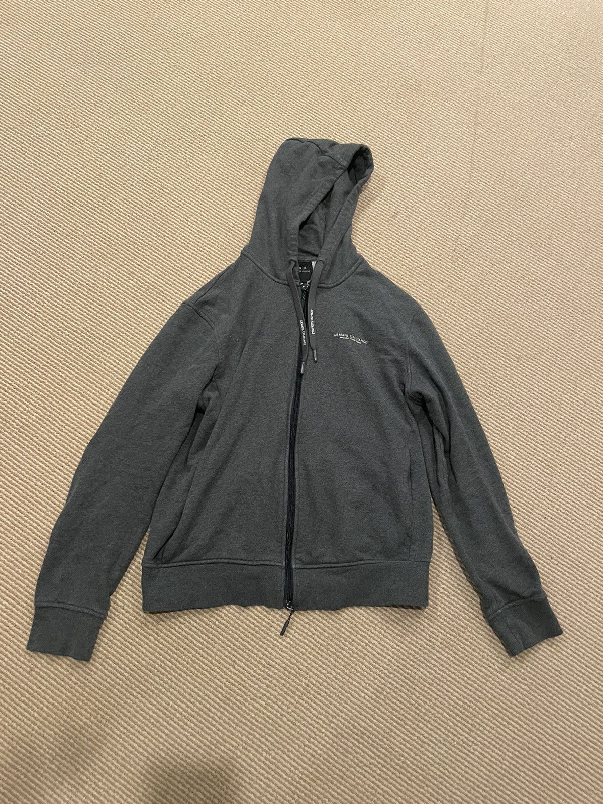Armani Exchange Gray Armani Exchange zip up hoodie Size US S / EU 44-46 / 1 - 1 Thumbnail