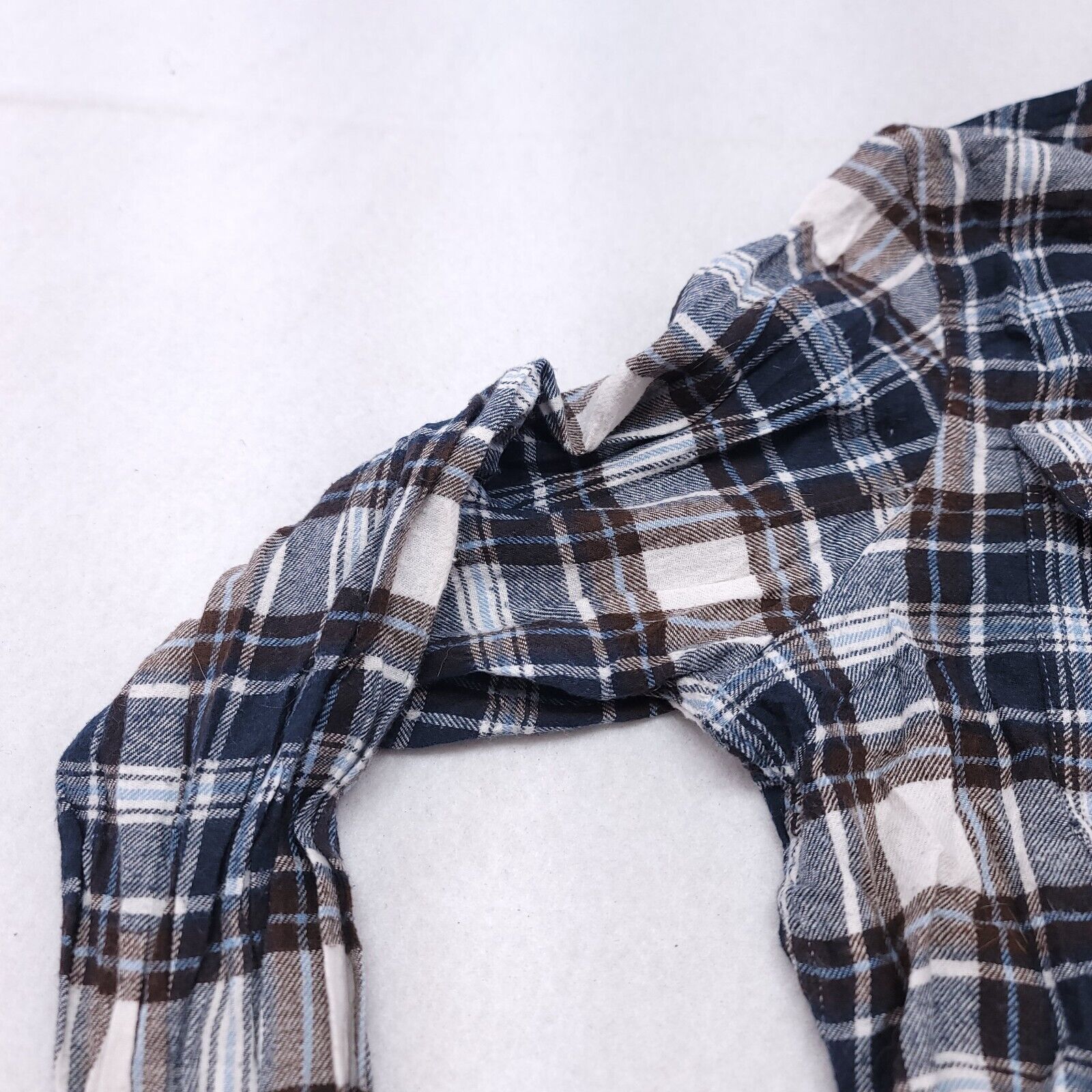 Croft & Barrow Croft & Barrow Tartan Flannel Casual Shirt Mens Size L Blue Size US L / EU 52-54 / 3 - 4 Thumbnail