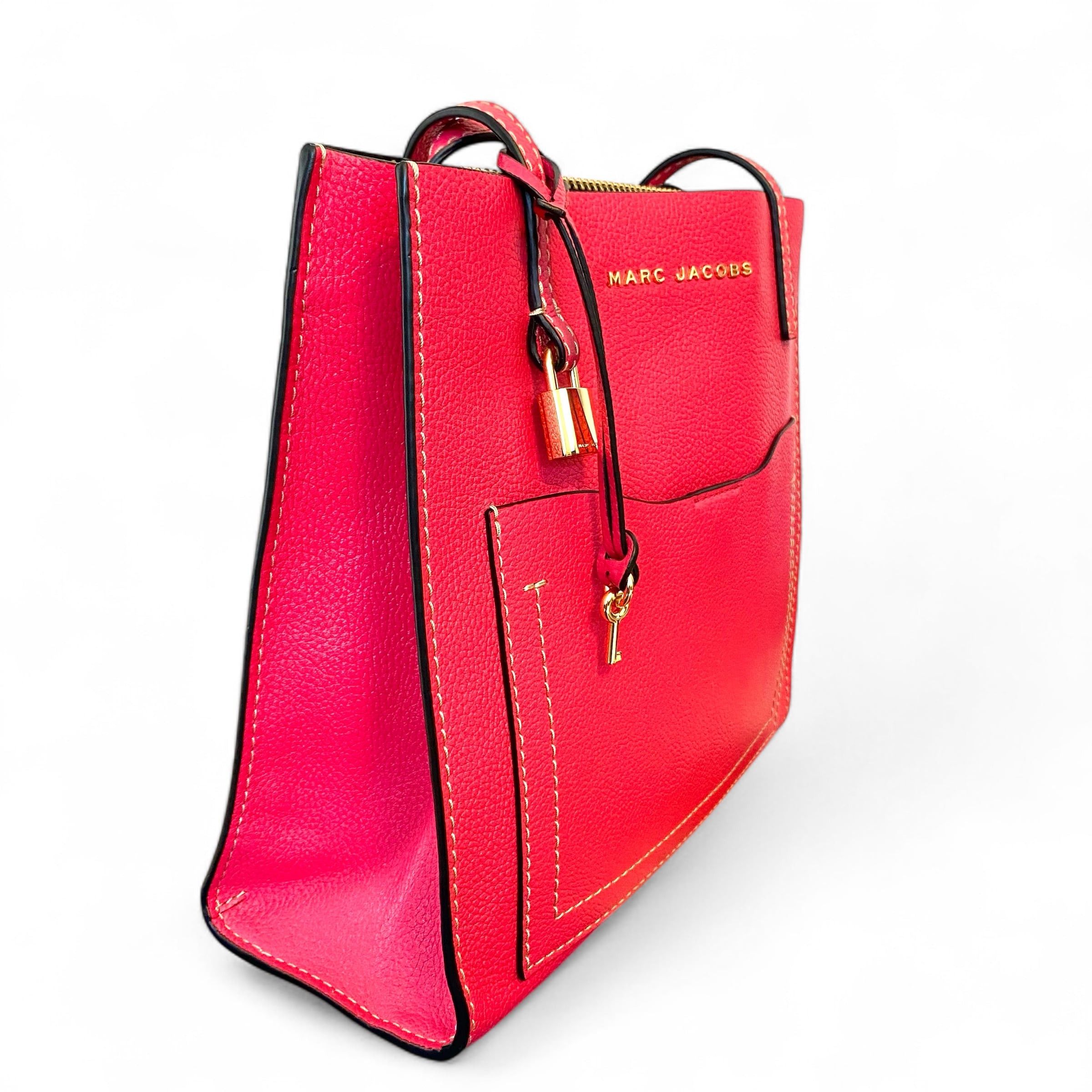 Marc Jacobs Marc Jacobs Leather Shoulder Bag Pink Size ONE SIZE - 3 Thumbnail