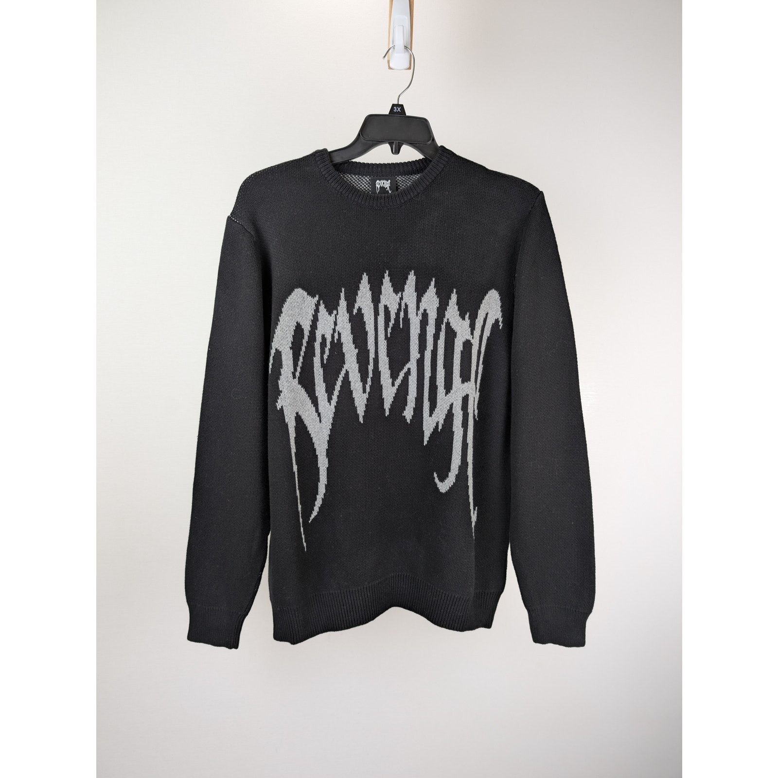 Revenge o1rshd1 Revenge Logo Sweatshirt Sweater in Black Size US M / EU 48-50 / 2 - 1 Thumbnail