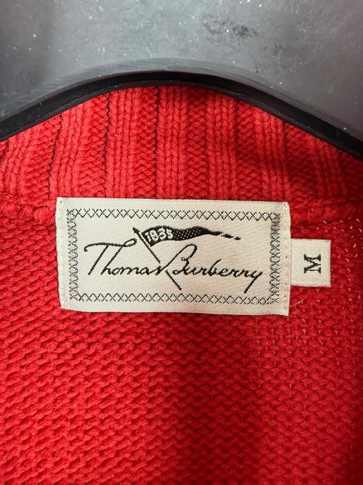 Burberry Thomas Burberry Knit Jumper 1/4 Zip Cotton size M Size US M / EU 48-50 / 2 - 4 Thumbnail