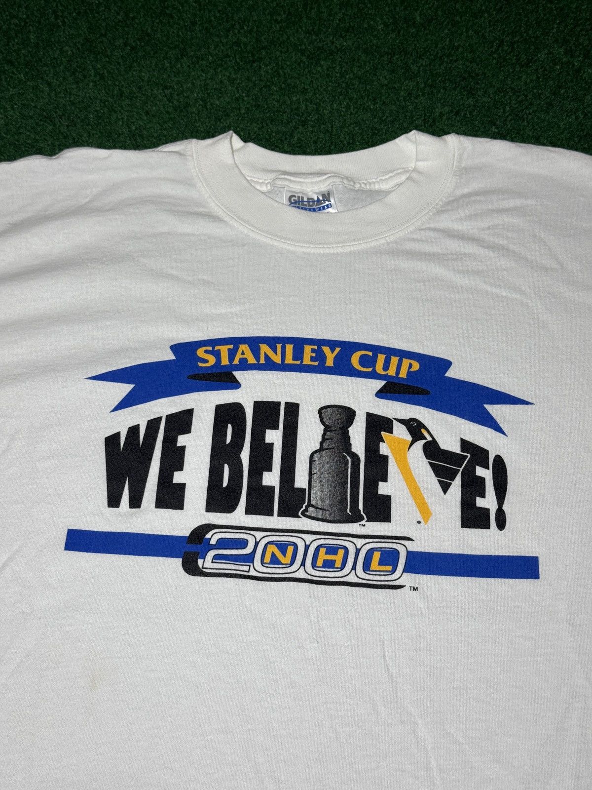Vintage Vintage Pittsburgh Penguins Y2K 90s Stanley Cup XL T Shirt Size US XL / EU 56 / 4 - 2 Thumbnail