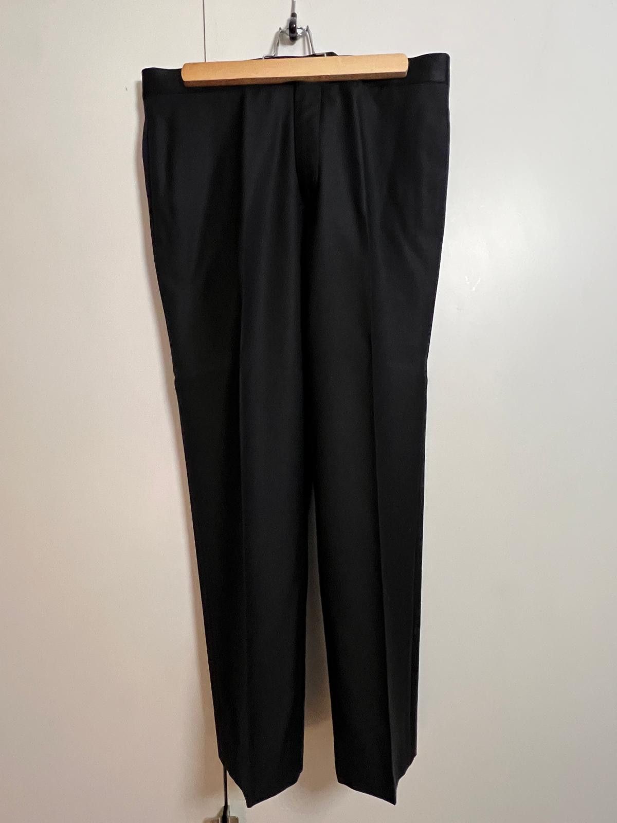 Versace Versace Black Wool Tuxedo Size 48R - 12 Thumbnail