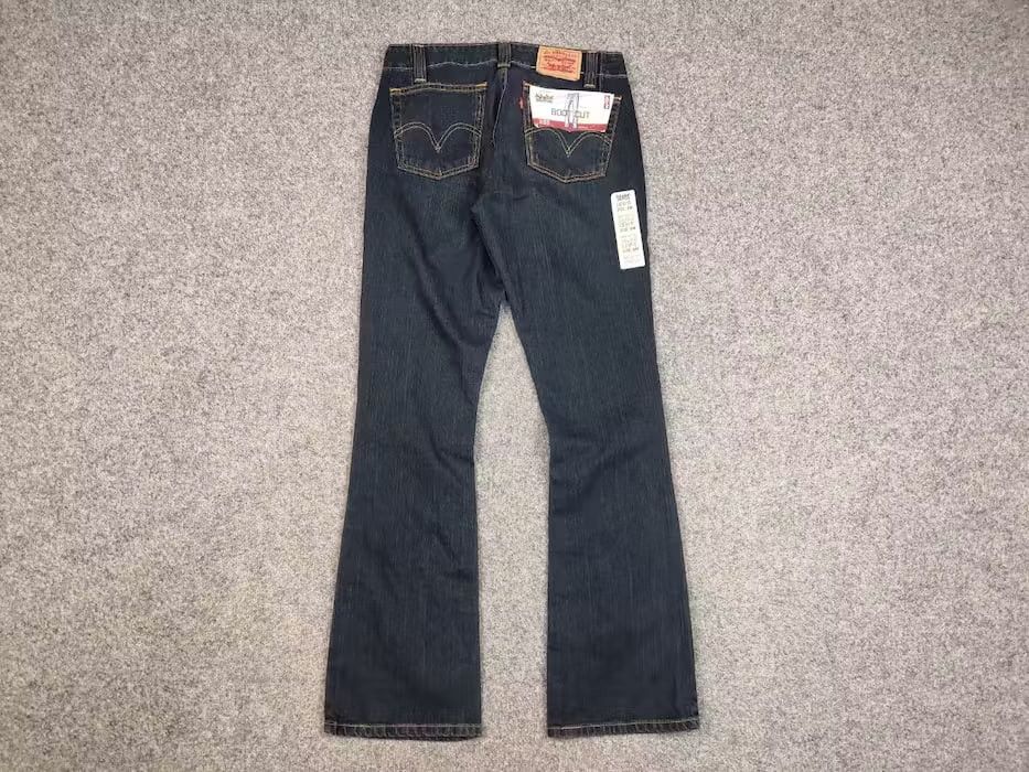 Levi's Vintage 90s New Levis 525 Bootcut Flared Denim Women's Jeans Size 30" / US 8 / IT 44 - 6 Thumbnail