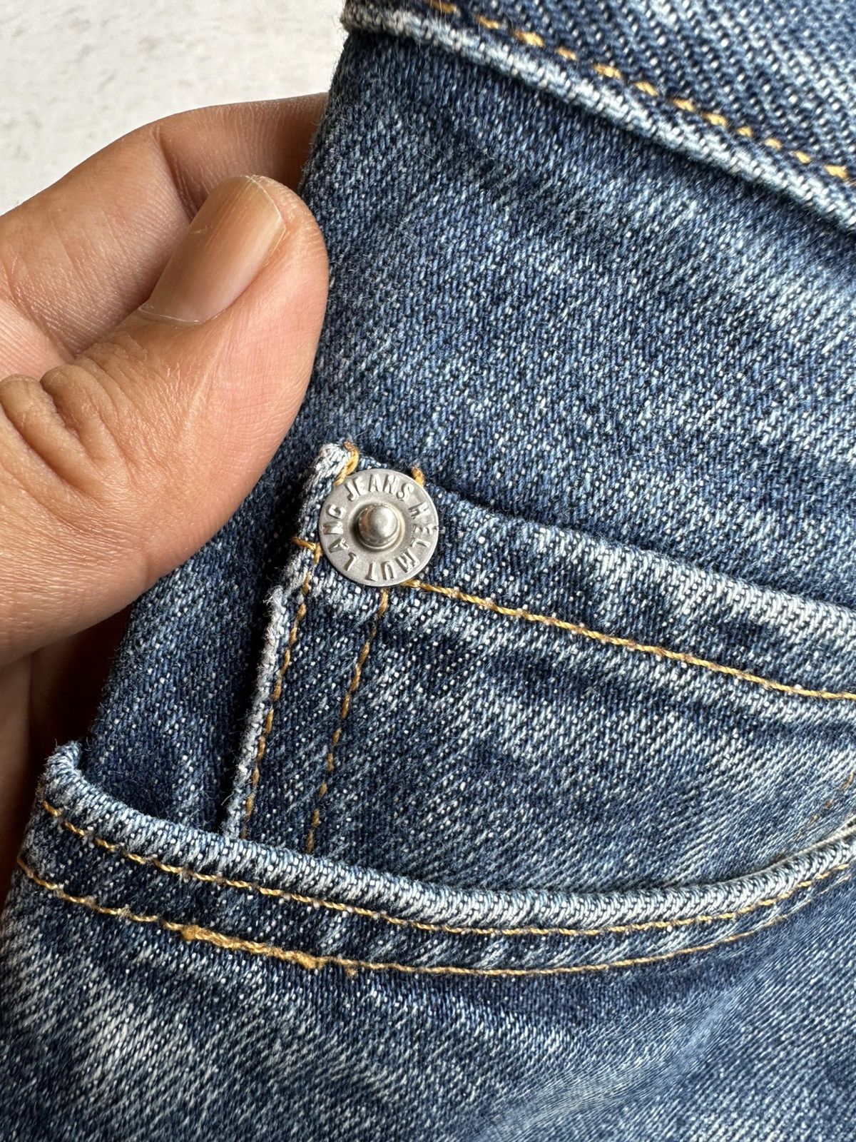 Helmut Lang STEALS 🔥🔥 Vintage HELMUT LANG Jeans 1990’s RARE Denim Pants Size US 30 / EU 46 - 8 Thumbnail