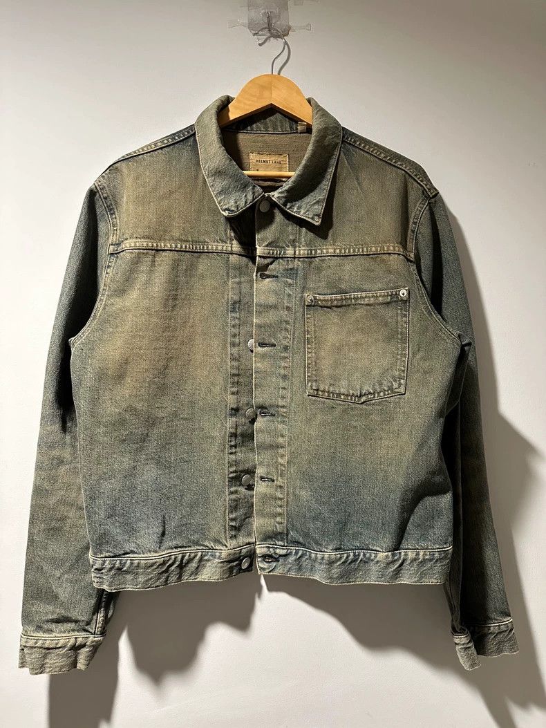 Helmut Lang 1998AW Stained Denim Jacket