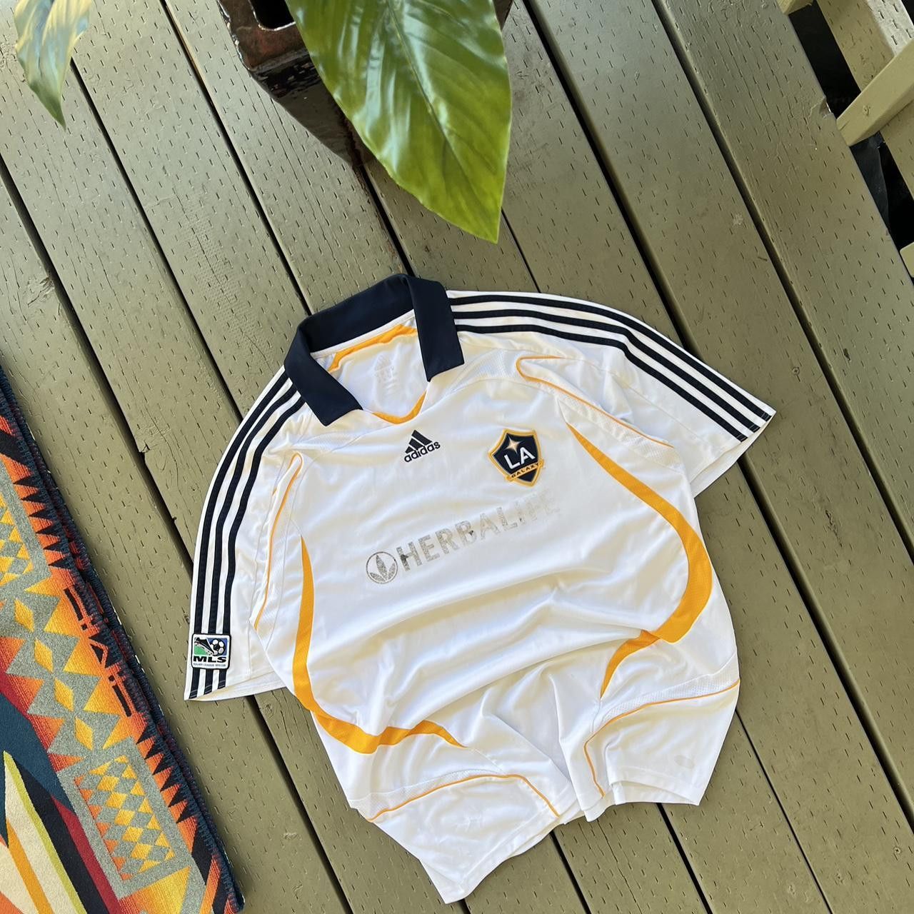 Adidas × Vintage LA Galaxy soccer jersey Size US XL / EU 56 / 4 - 5 Thumbnail