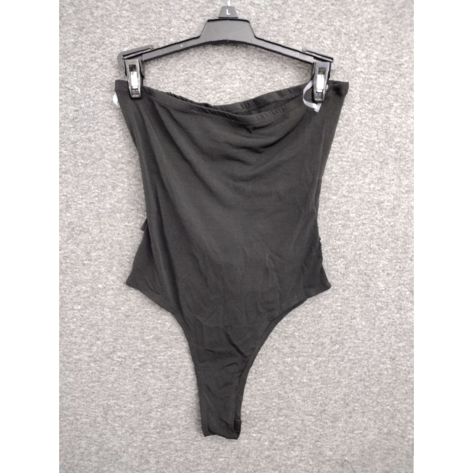 Vintage MAGIA Women's Strapless One Piece Swimsuit Tie Black S Size ONE SIZE - 2 Thumbnail