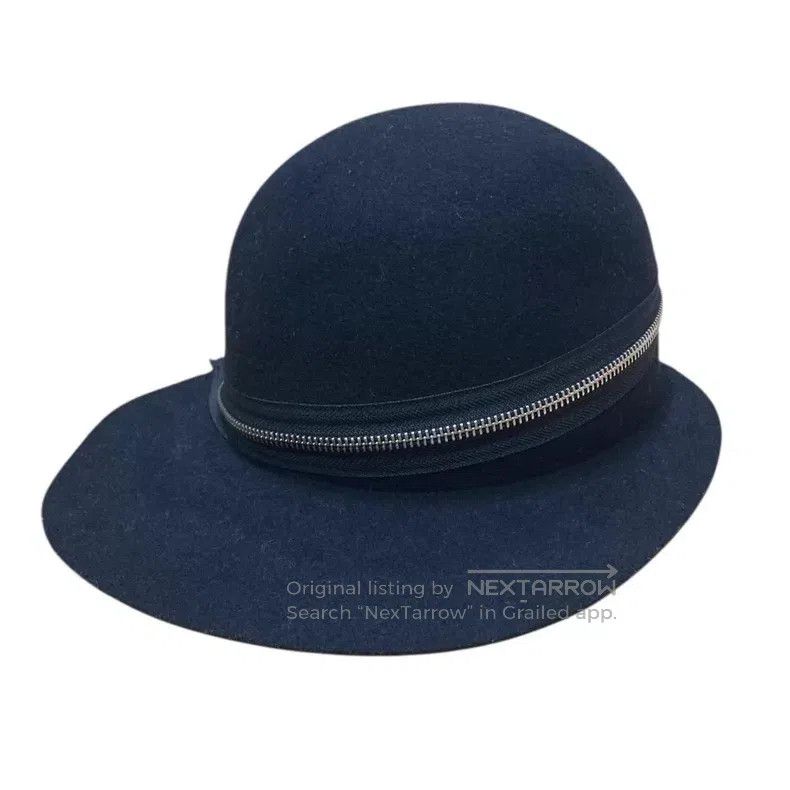 Yohji Yamamoto Yohji Yamamoto 20ss zipper deconstructed woolen hat Size ONE SIZE - 2 Thumbnail