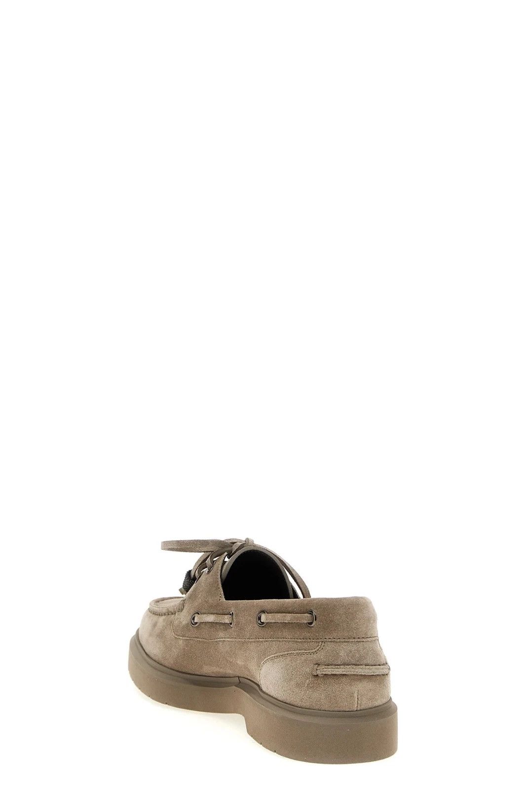 Brunello Cucinelli BRUNELLO CUCINELLI Gray Suede Loafers New & Authentic Size US 9 / IT 39 - 3 Thumbnail