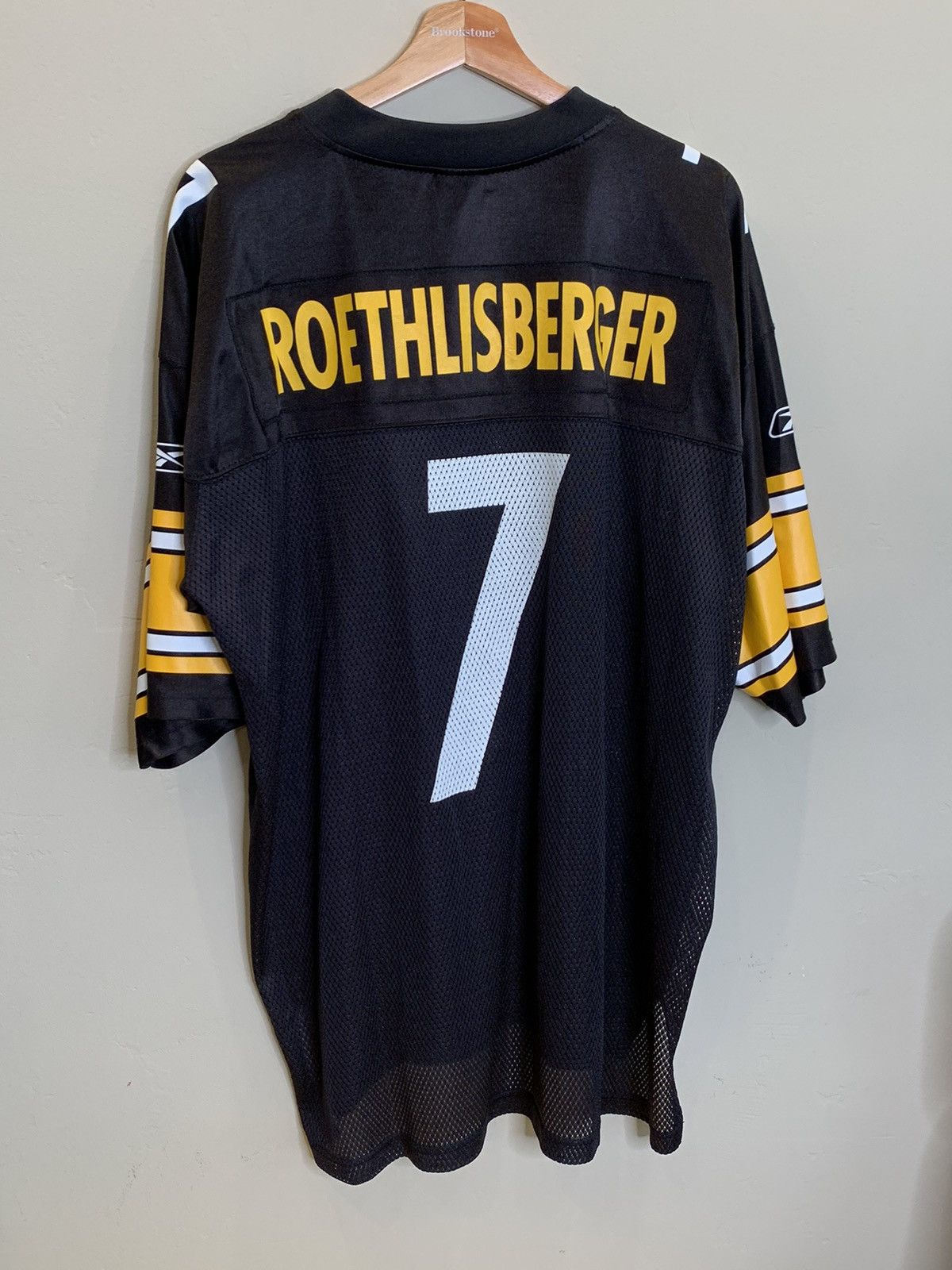Reebok *RARE* Vintage Ben Roethlisberger On Field NFL Reebok Jersey Size US XL / EU 56 / 4 - 2 Thumbnail