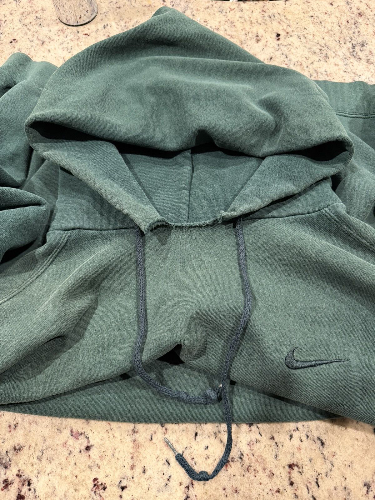 Nike Green Nike Vintage hoodie RARE Size US XL / EU 56 / 4 - 9 Thumbnail