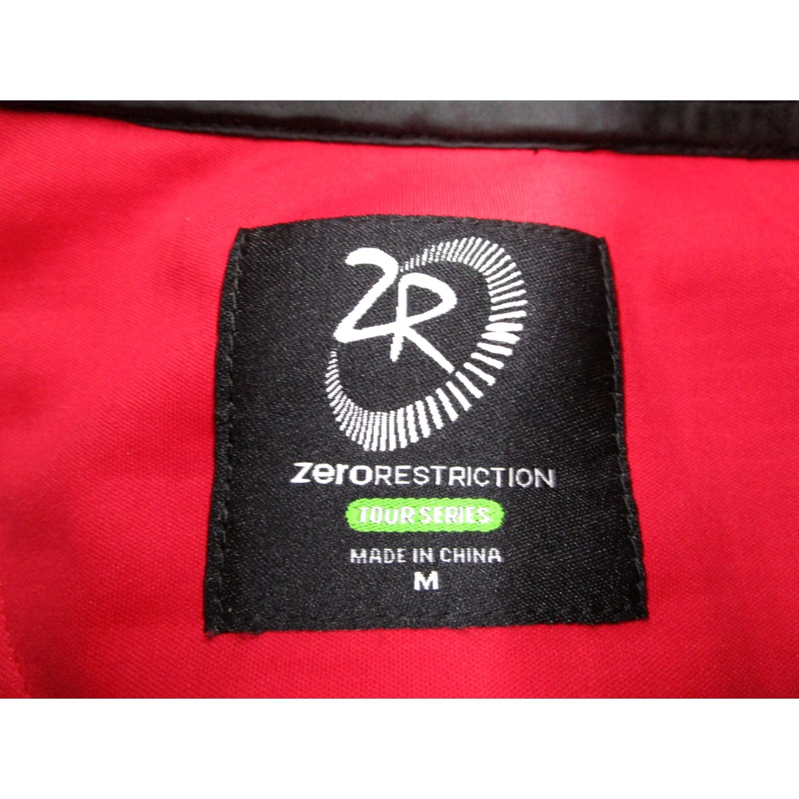 Vintage Zero Restriction Vest Mens Medium Red Softshell Tour Series Golf Jacket B Logo Size US M / EU 48-50 / 2 - 2 Thumbnail