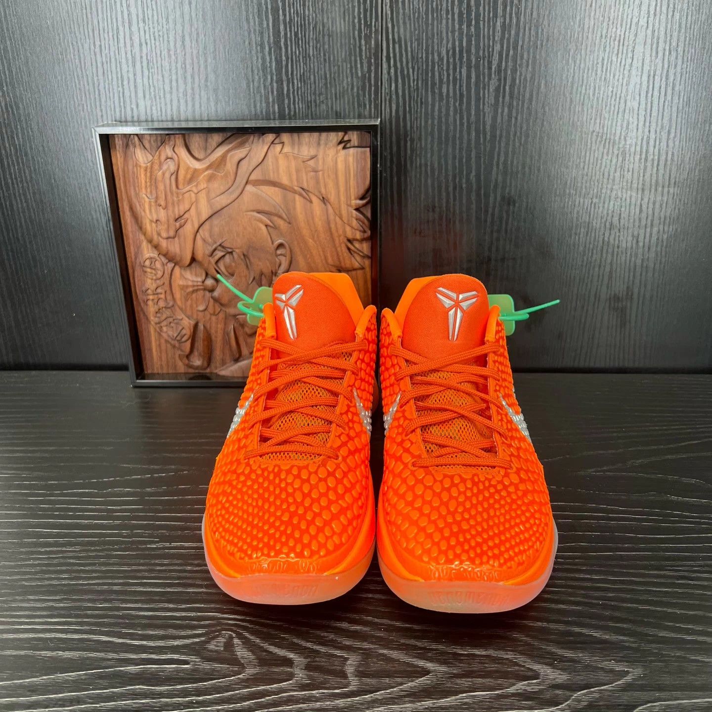 Nike ZK6 Orange Silver 41 Indoor Worn Size US 8 / EU 41 - 4 Thumbnail