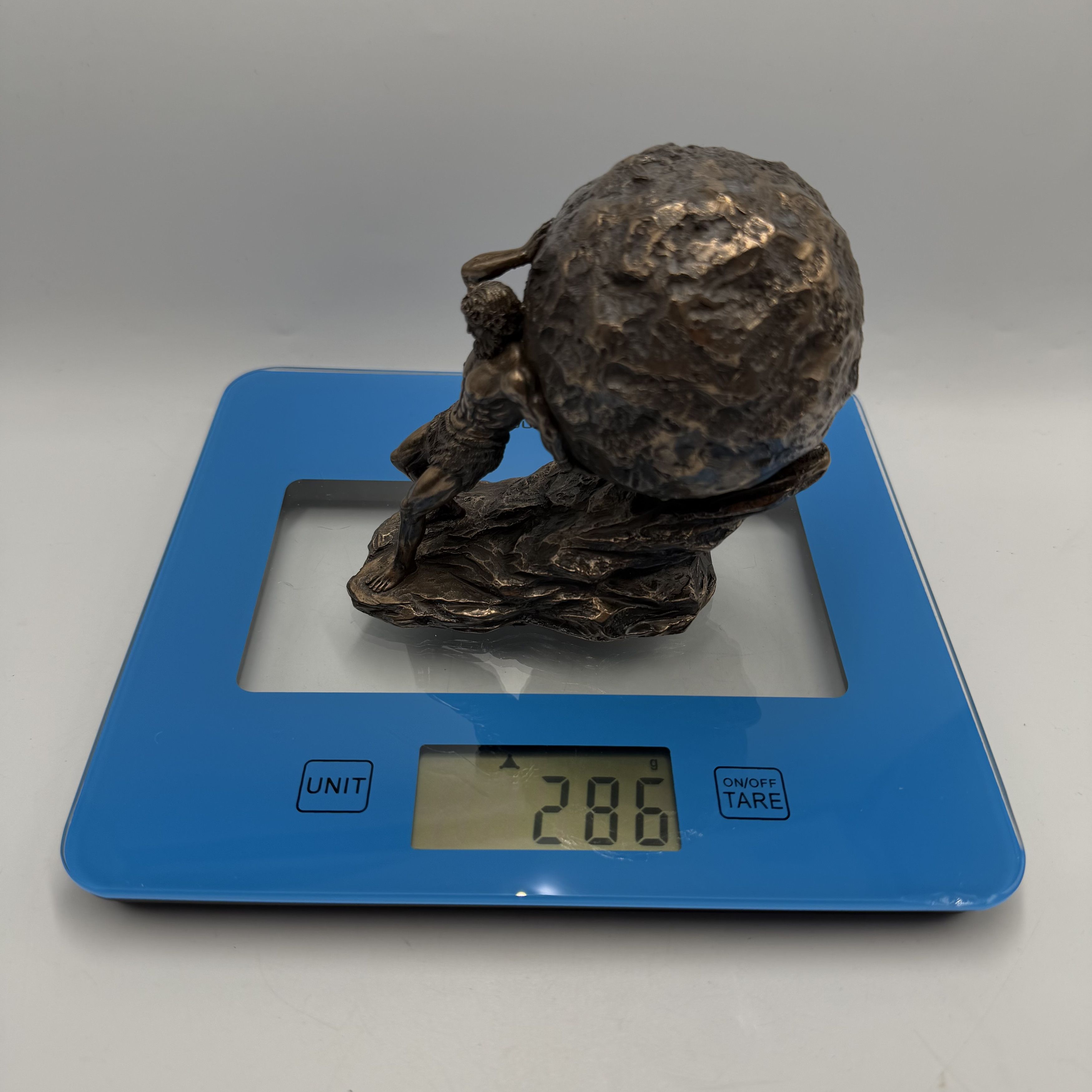 Other Sisyphus Bronze Finish Figurine Polystone Greek Statue Size ONE SIZE - 3 Thumbnail