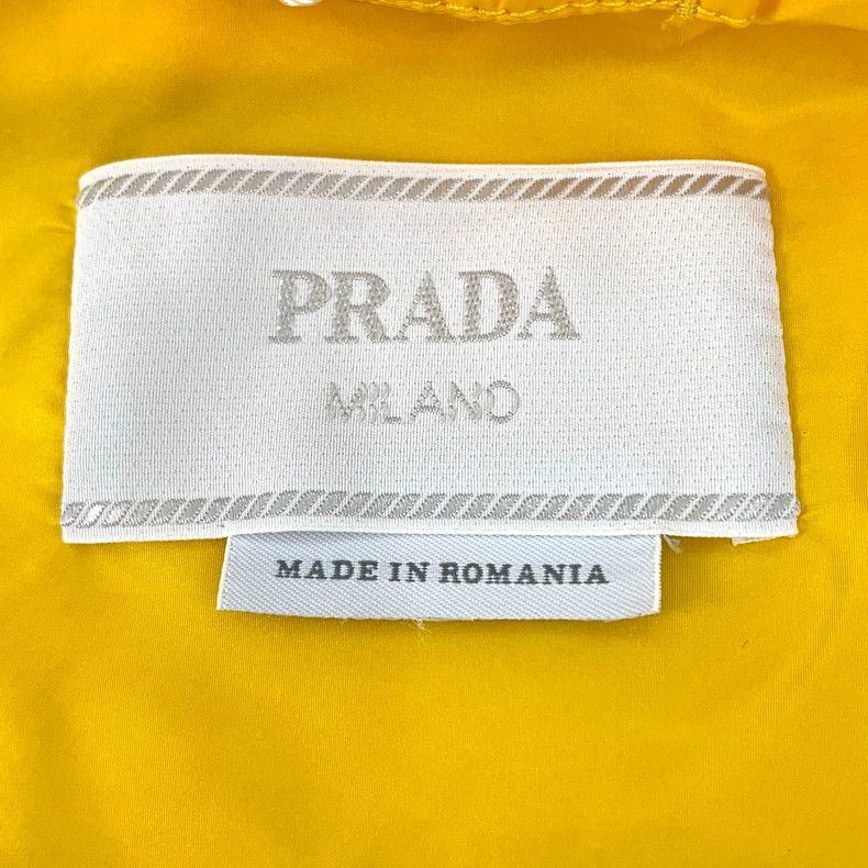 Prada Prada Yellow logo letter hooded zipper jacket 2501-Nextarro Size US L / EU 52-54 / 3 - 6 Thumbnail