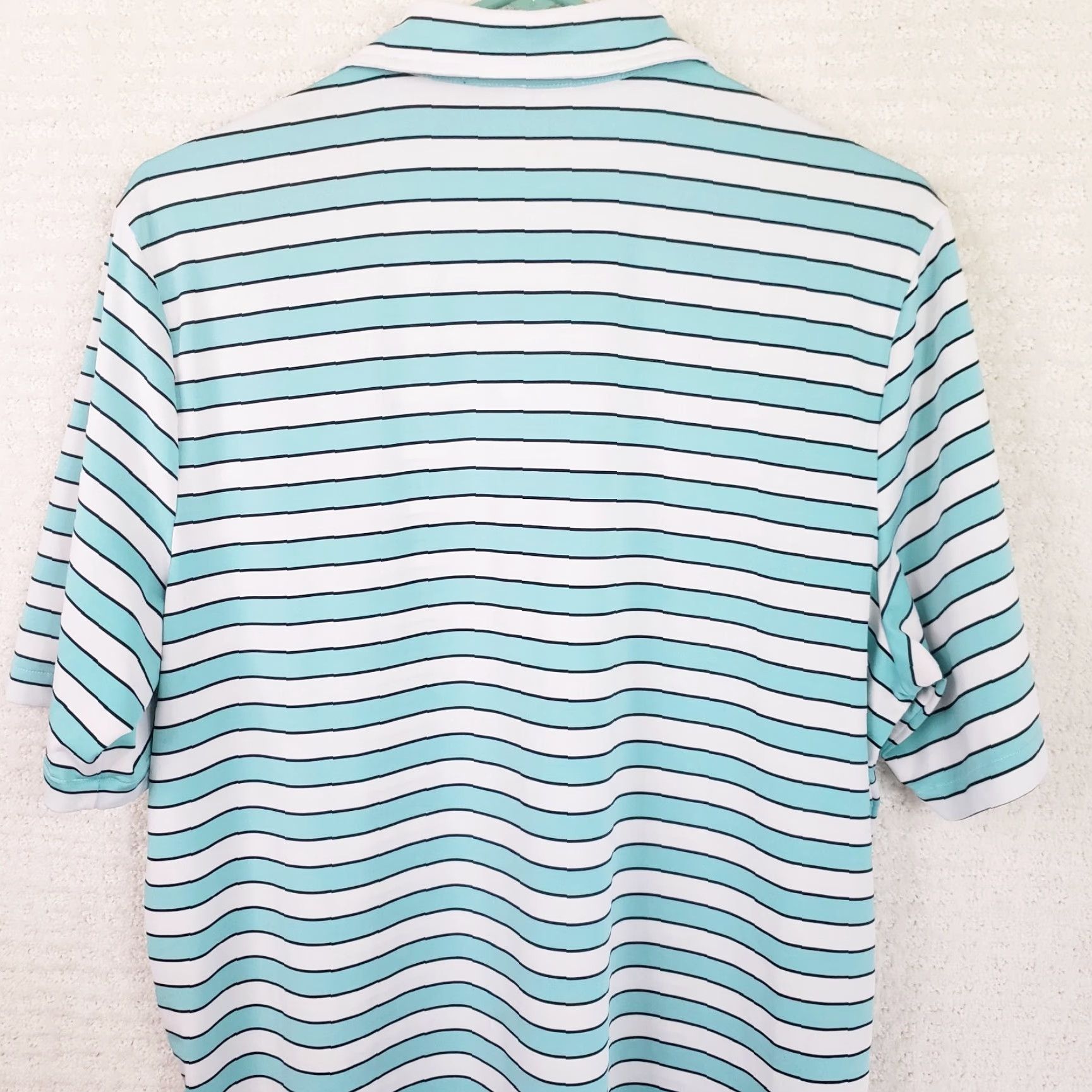 RLX Ralph Lauren RLX Ralph Lauren Polo Shirt Mens M Blue White Short Sleeve Golf Stretch Wicking Size US M / EU 48-50 / 2 - 7 Thumbnail