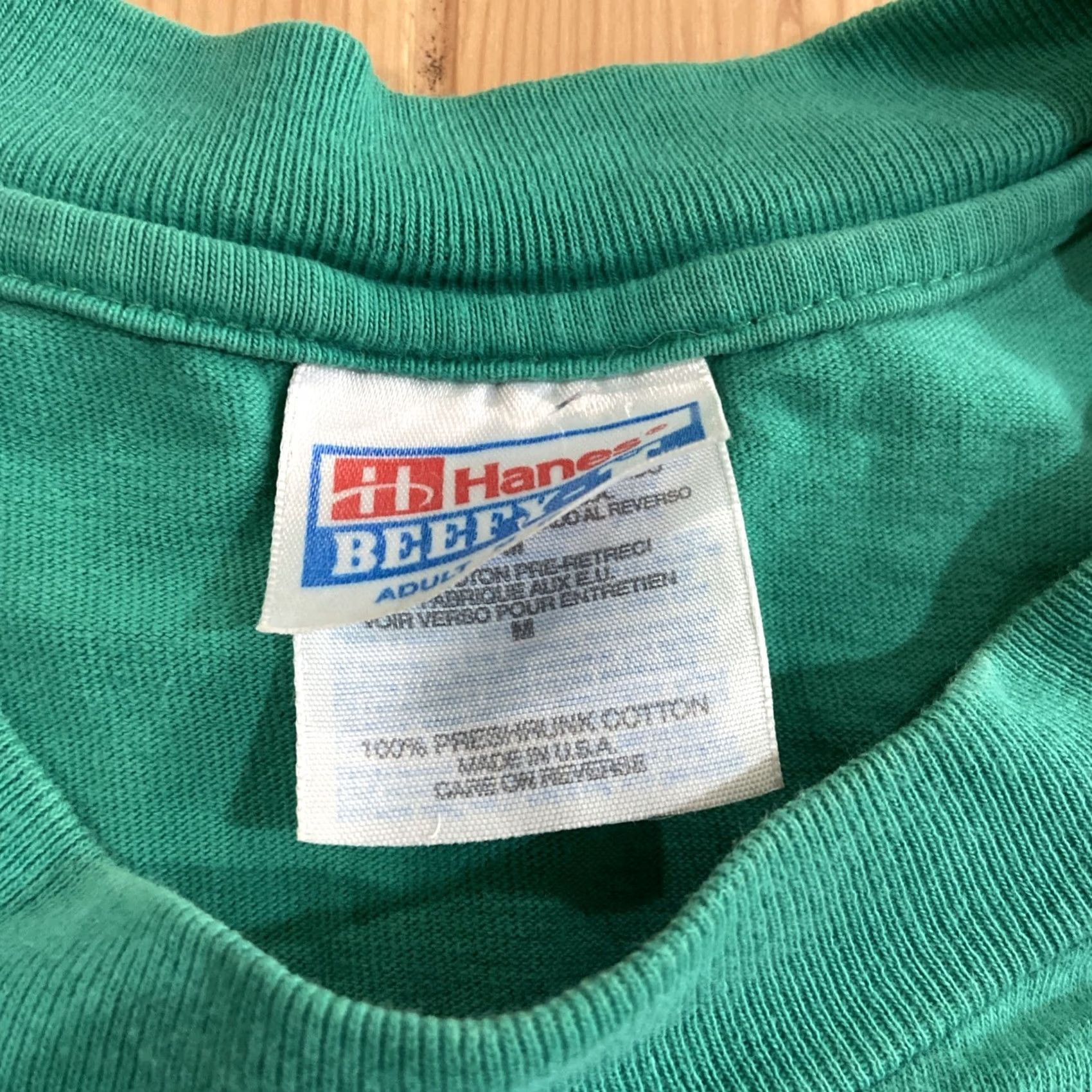 Vintage VINTAGE Lizard Light Green Graphic T shirt USA Made Mens Medium Surf Shirt Mens Short Sleeve Crew Neck Green 90s Beach Hawaiian Retro Surf USA Size US M / EU 48-50 / 2 - 3 Thumbnail