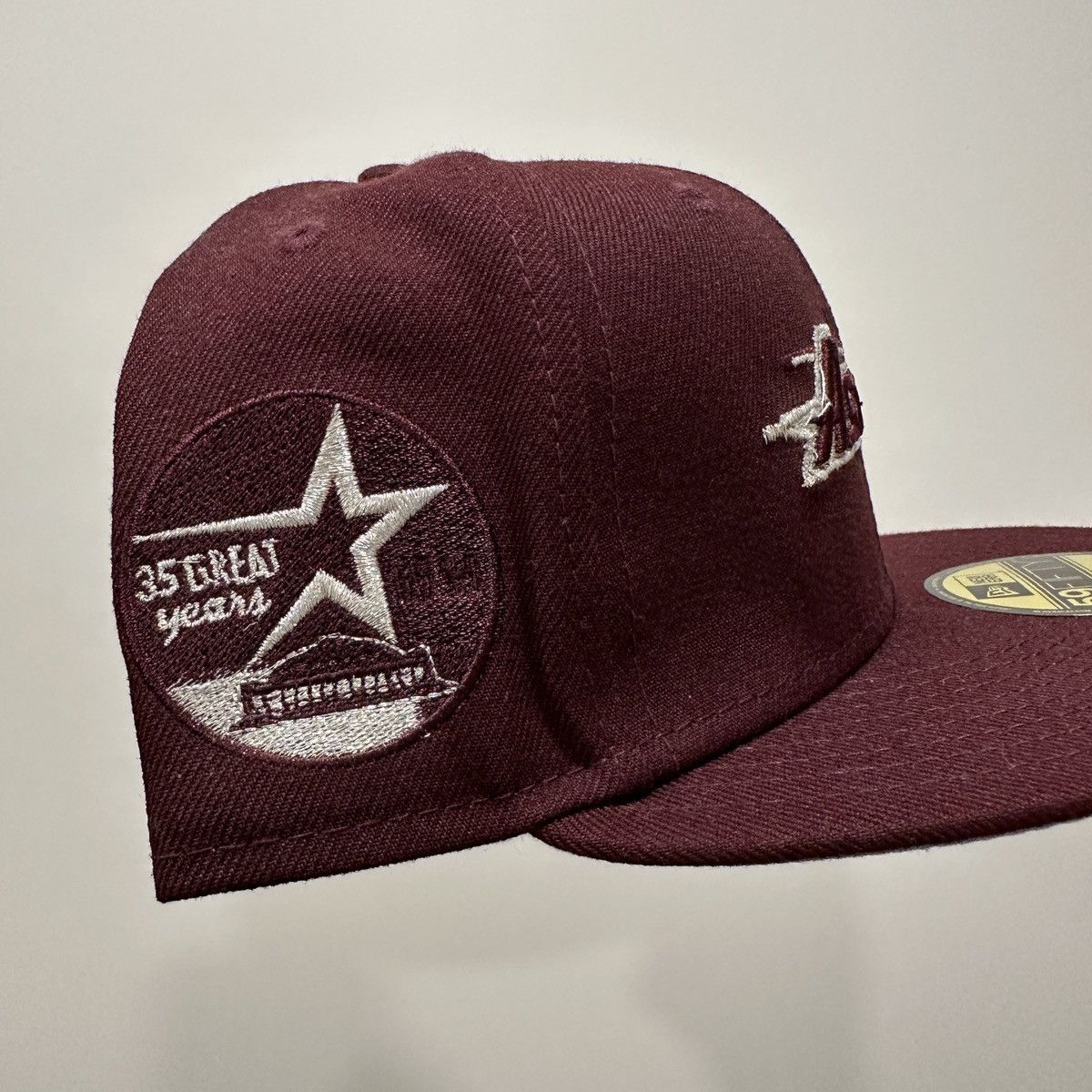 New Era New Era Houston ASTROS Script Burgundy “Selena” Size 7 3/8 Size ONE SIZE - 3 Thumbnail