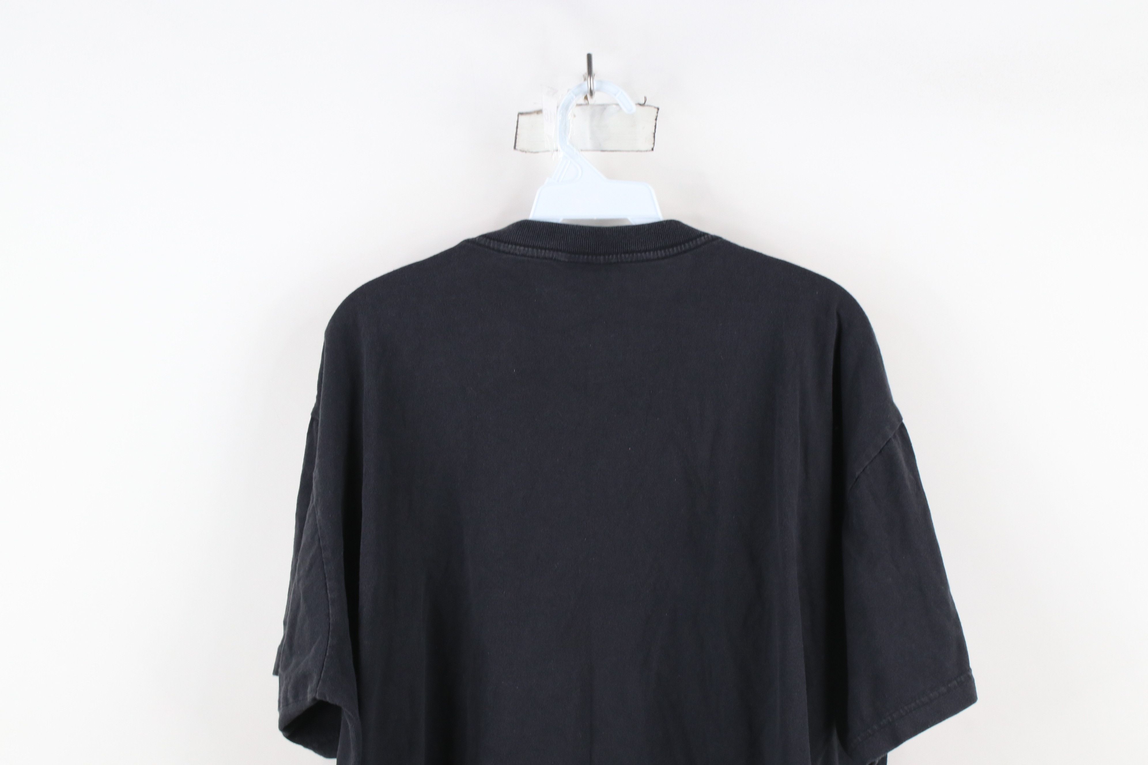 Vintage Vintage 90s Streetwear Short Sleeve T-Shirt Black Cotton Size US XL / EU 56 / 4 - 10 Thumbnail