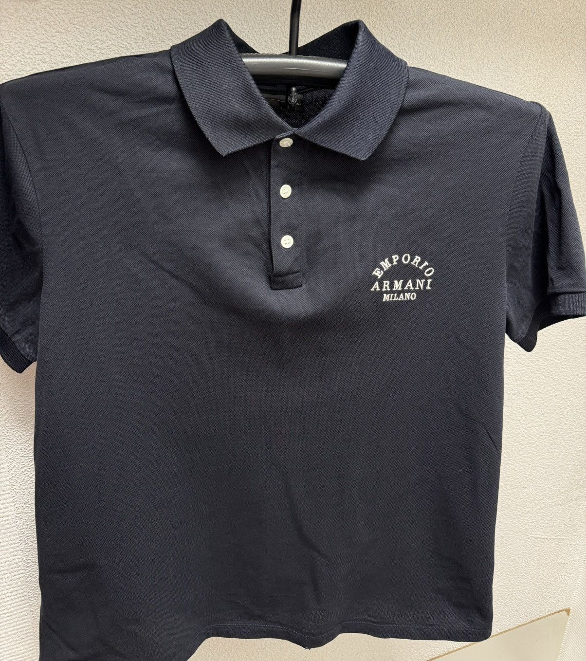 Emporio Armani Emporio Armani Xl big logo Polo Size US XL / EU 56 / 4 - 10 Thumbnail