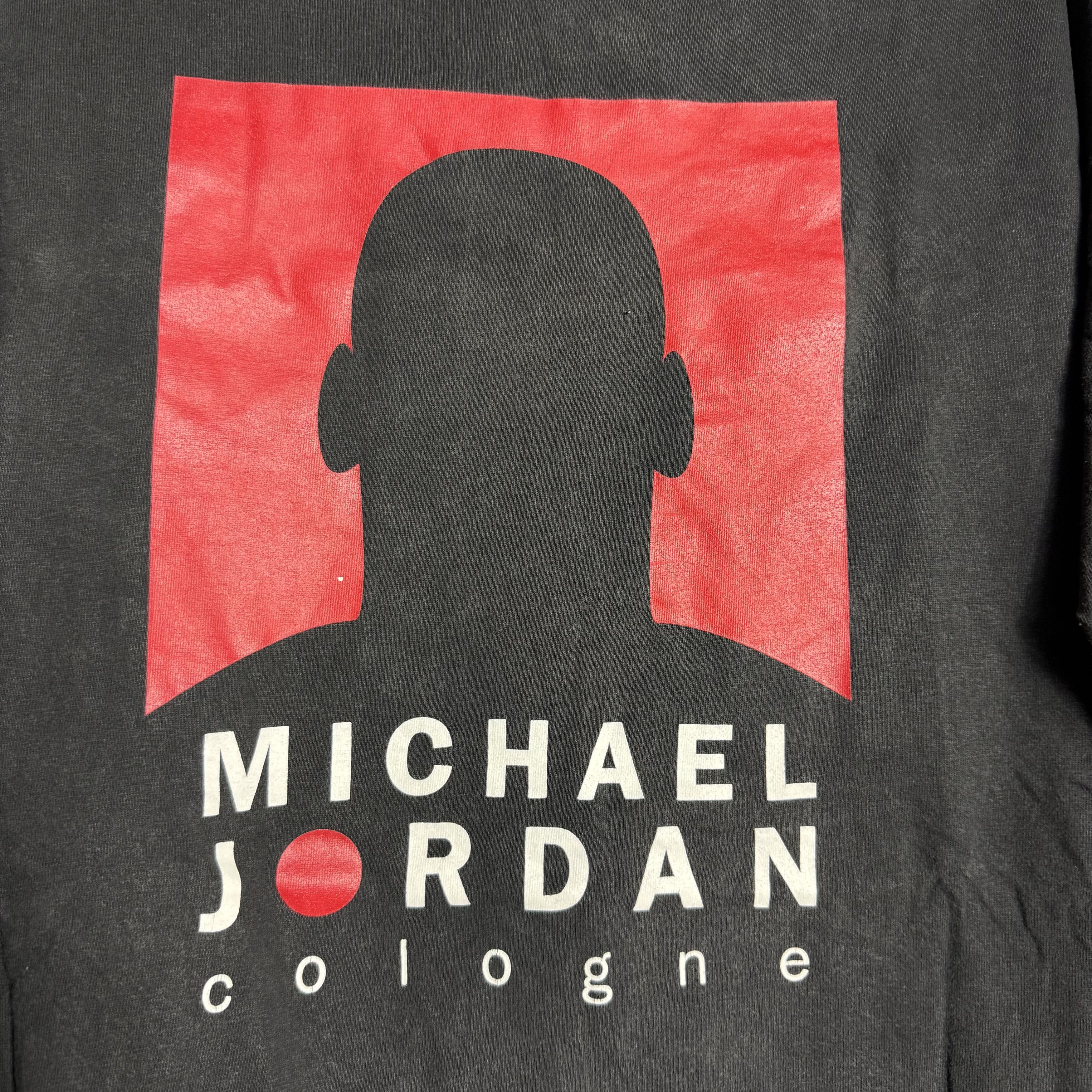 Jordan Brand 🔥RARE🔥Vintage 90s Michael Jordan Cologne Promo T-shirt Size US XL / EU 56 / 4 - 3 Thumbnail